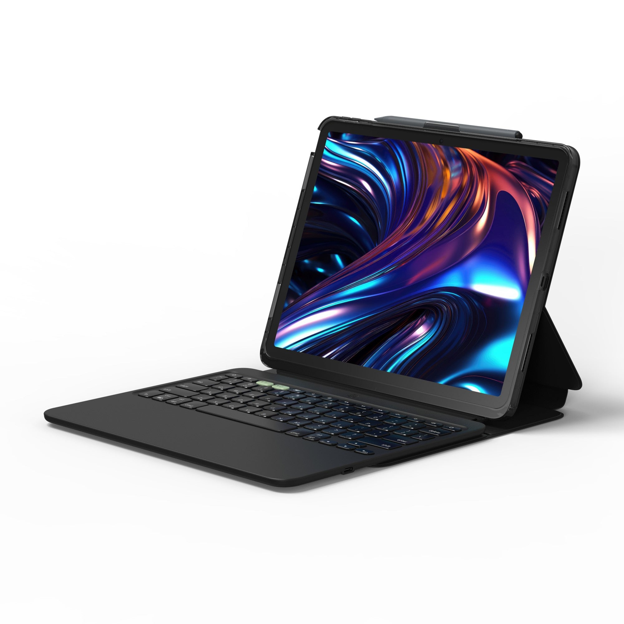 iPad Air 13-in M4/M3/M2 ZAGG Pro Keys 2 Keyboard - Black - 15-12892