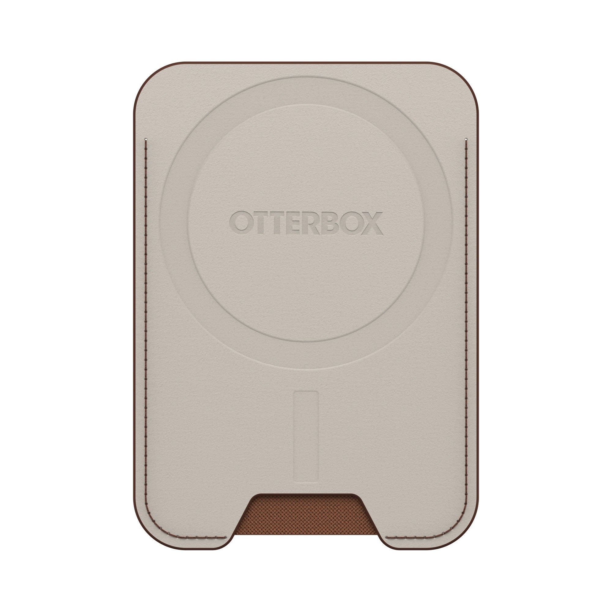 Otterbox Cactus Leather MagSafe Wallet - Brown - Rich Adobe - 15-12916