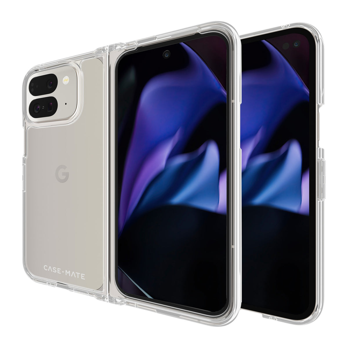 Google Pixel 9 Pro Fold Case-Mate Tough Case - Clear - 15-13150