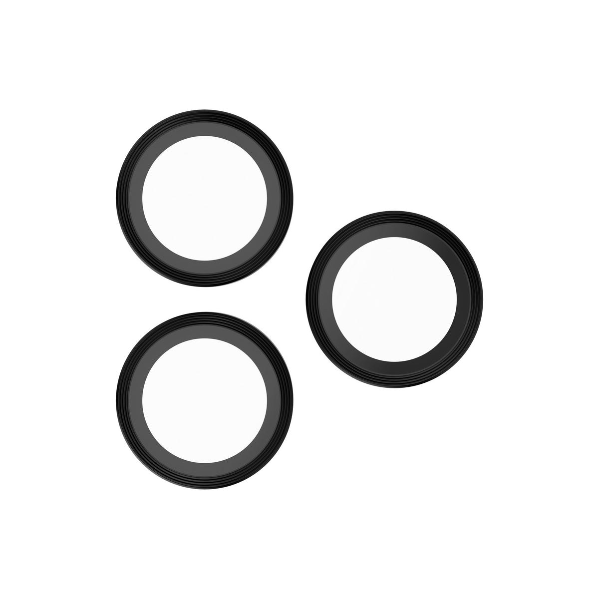 iPhone 16 Pro Max/16 Pro Case-Mate Aluminum Ring Glass Lens Protector - Black - 15-13312
