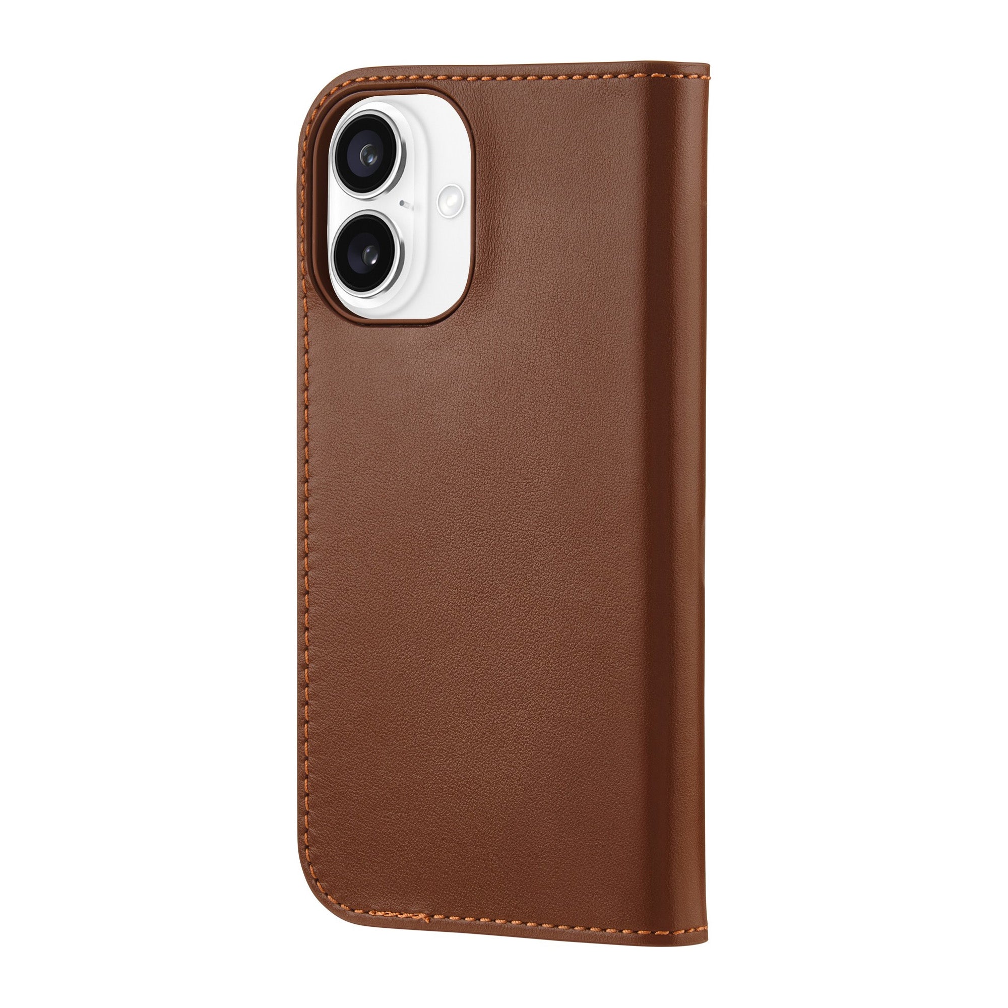 iPhone 16 Coach Leather Folio Case - Hazelnut - 15-13360