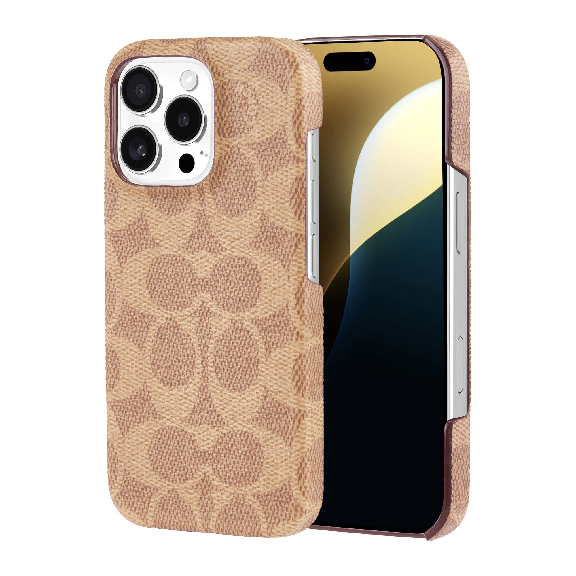 iPhone 16 Pro Coach Slim Wrap Signature C Case - Tan - 15-13368