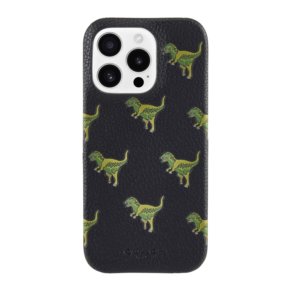 iPhone 16 Pro Coach Leather Slim Wrap Case - Repeat Rexy - 15-13370