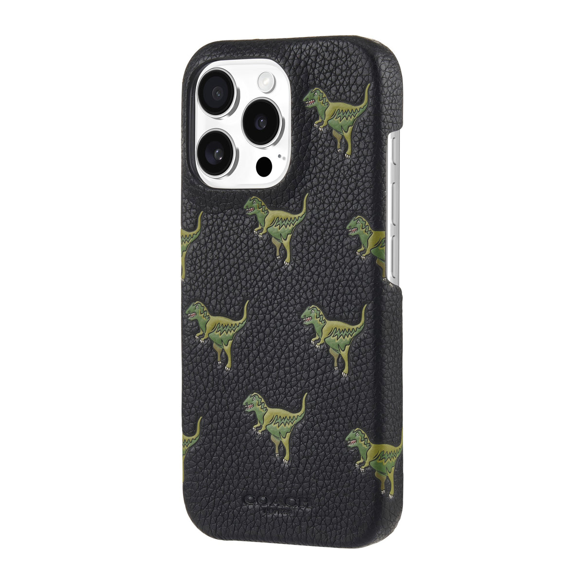 iPhone 16 Pro Coach Leather Slim Wrap Case - Repeat Rexy - 15-13370