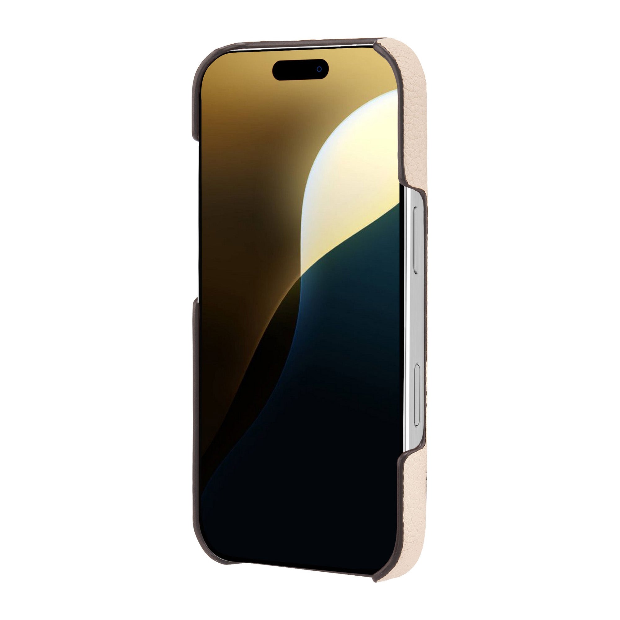 iPhone 16 Pro Coach Leather Slim Wrap Case - Ivory Rexy - 15-13371