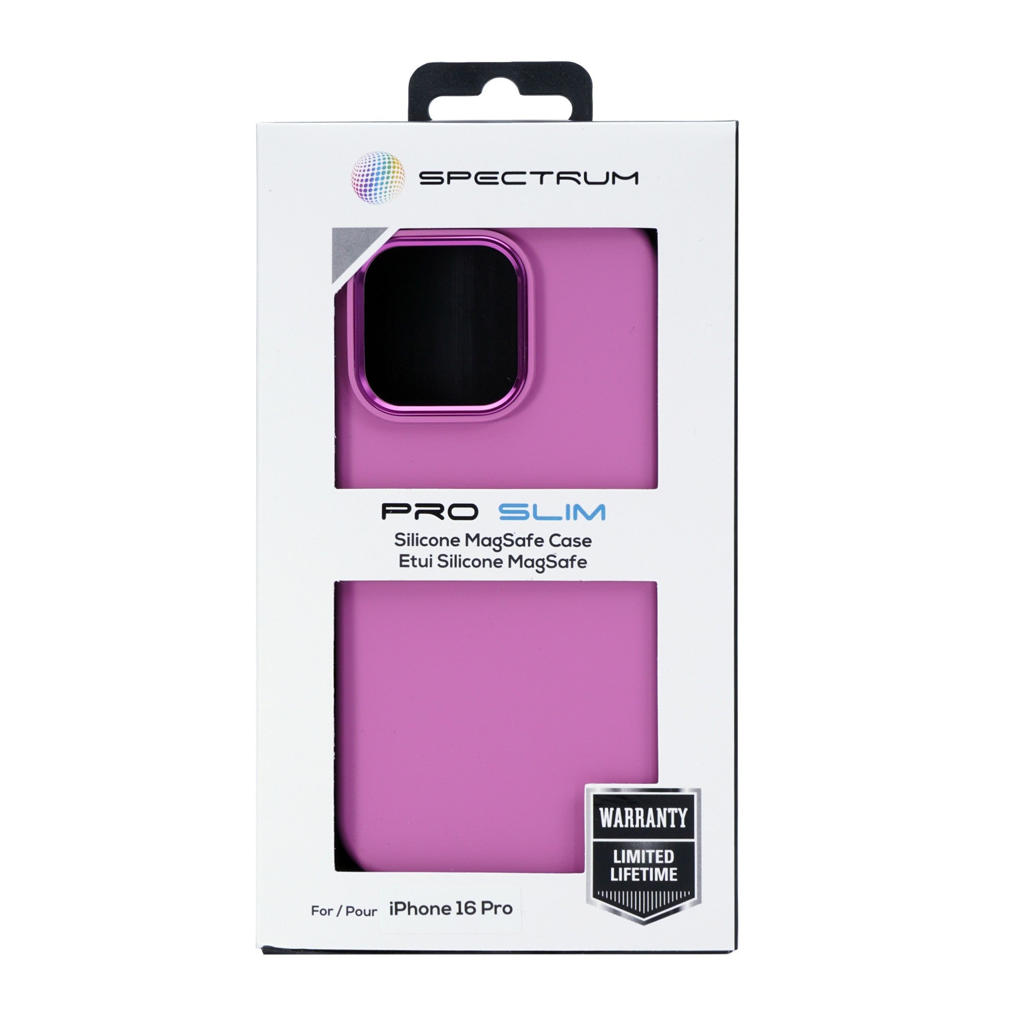 iPhone 16 Pro SPECTRUM Pro Slim Silicone MagSafe Case - Lavender - 15-13648