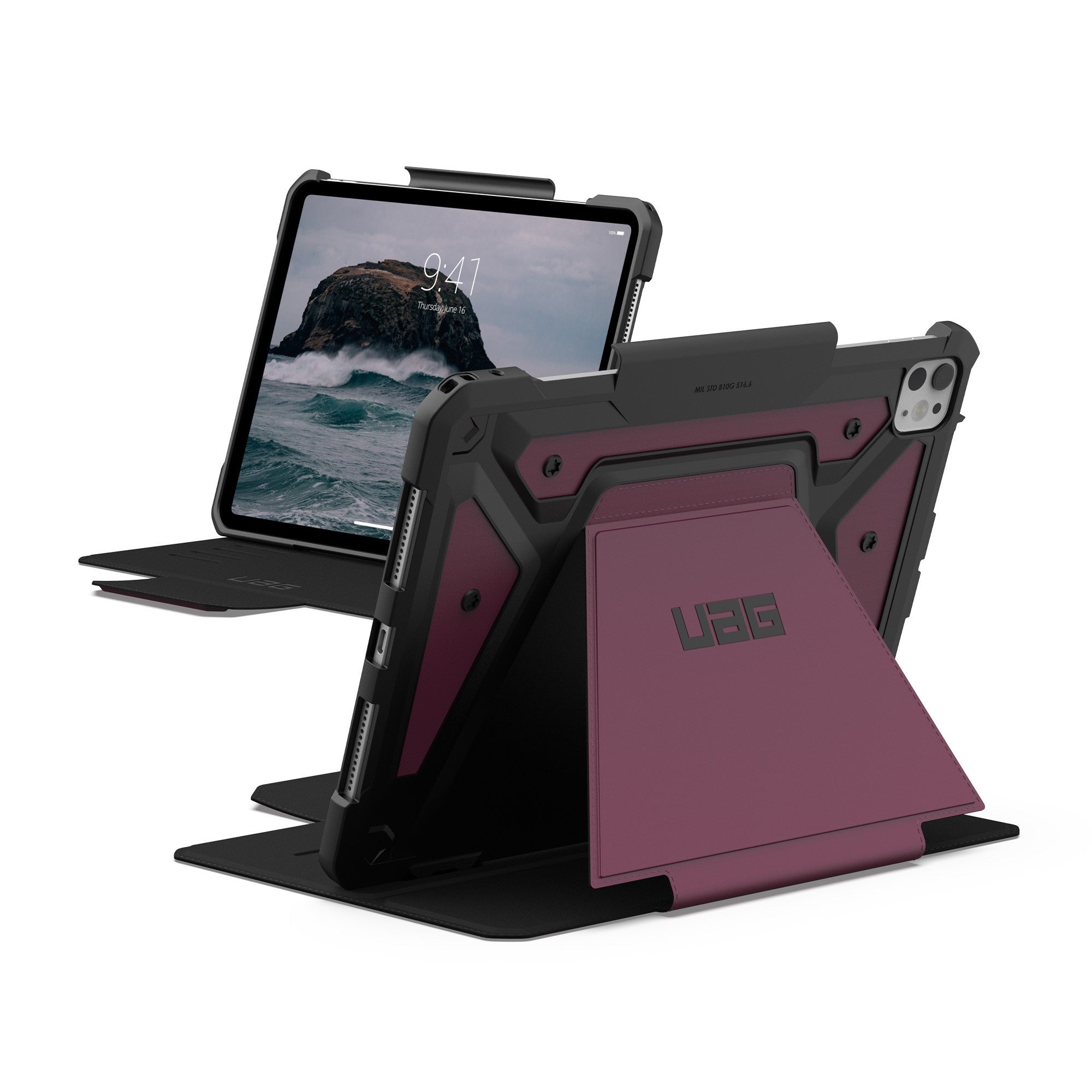 iPad Pro 11-in M4 UAG Metropolis SE - Bordeaux - 15-13719