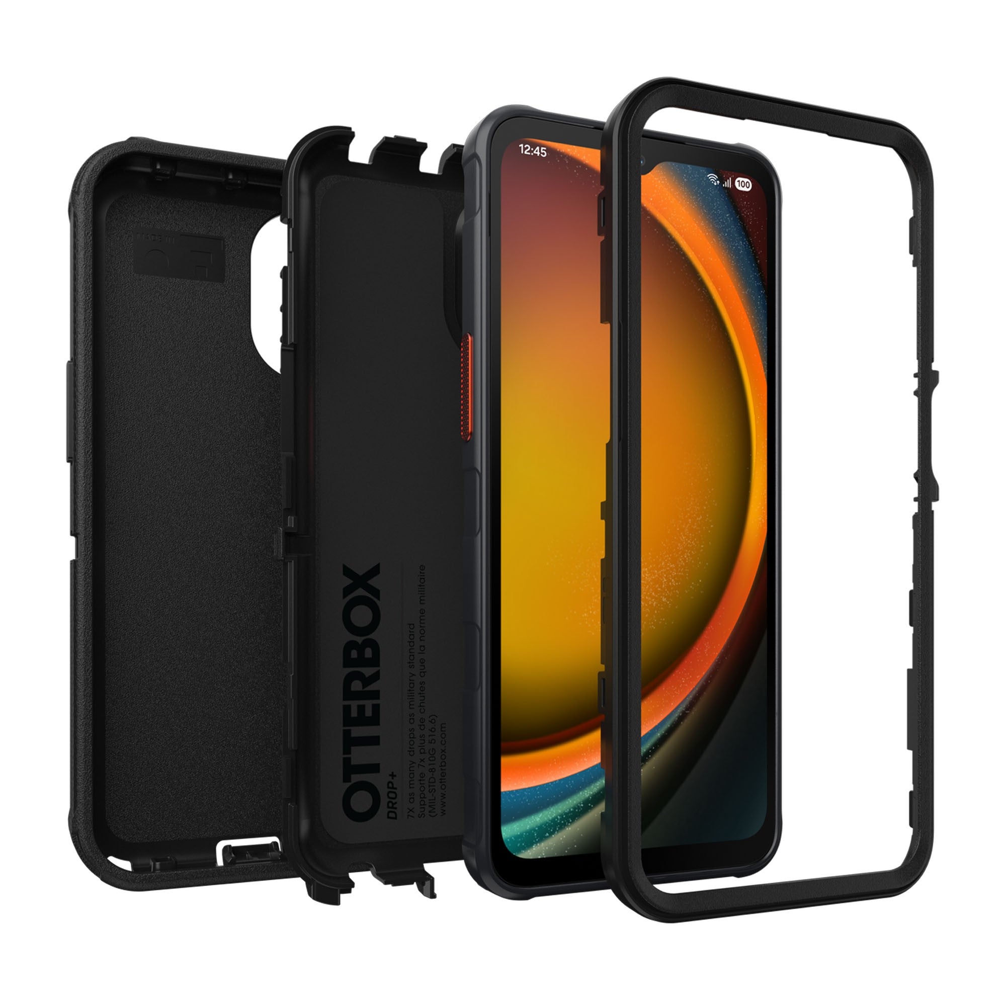 Samsung Galaxy XCover 7 Pro Otterbox Defender Pro Series Case - Black - 15-13864