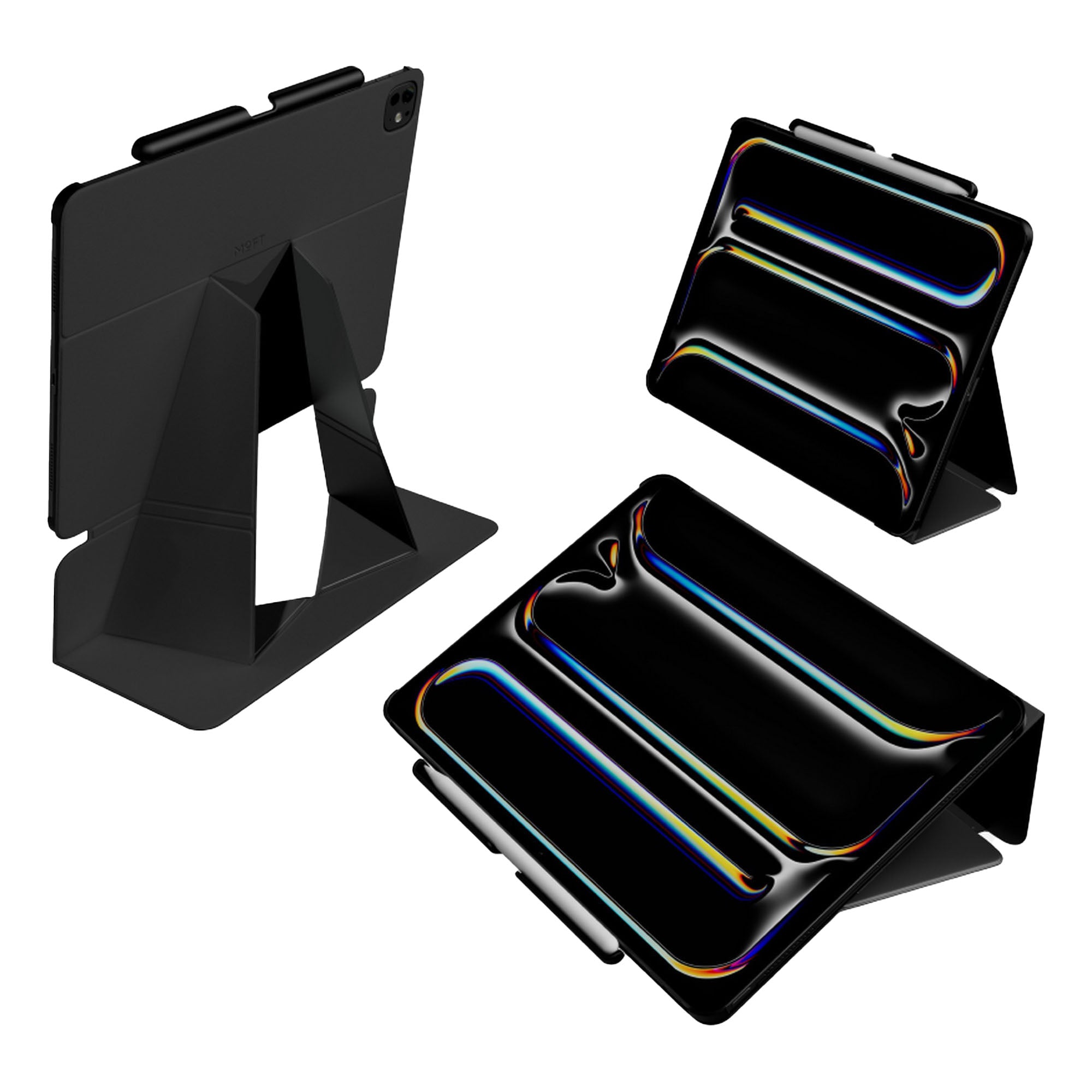 iPad Air 13-in M3/M2 MOFT Float Folio Case - Jet Black - 15-14013