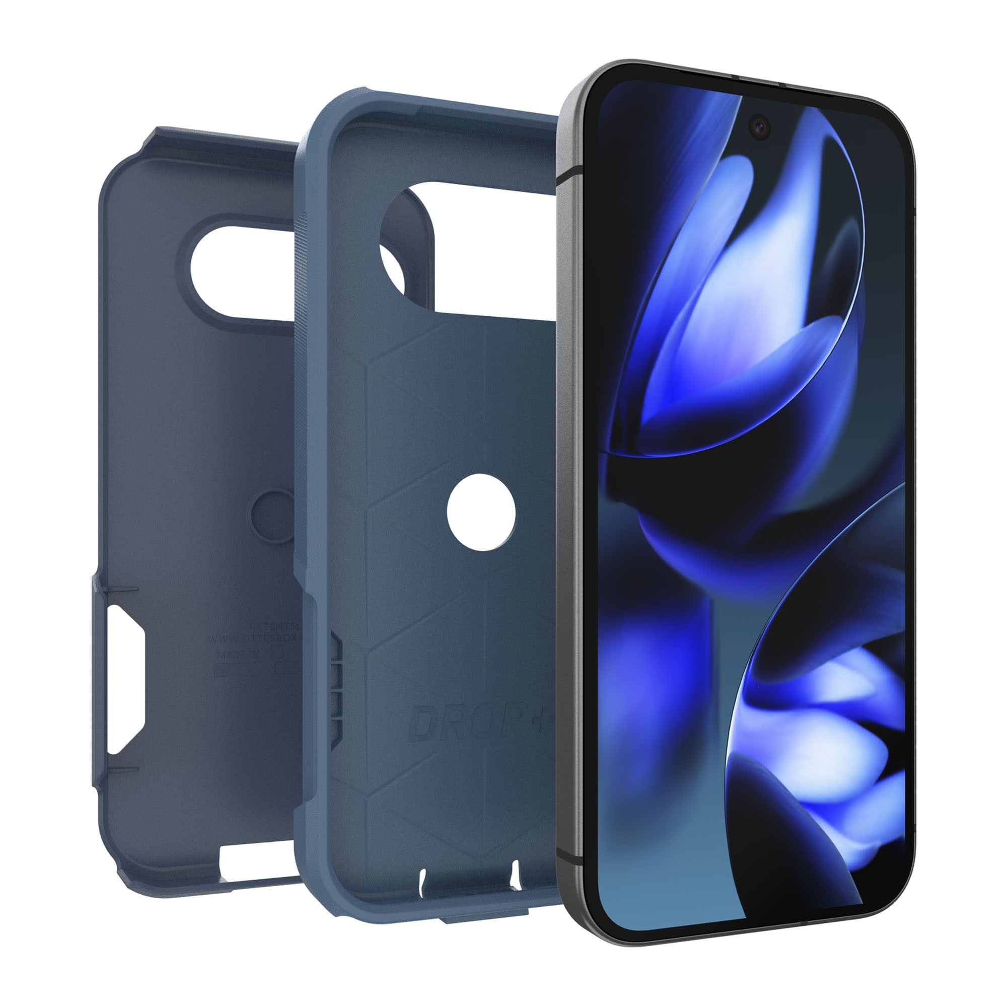 Google Pixel 9a Otterbox Commuter Series Case - Blue - Baby Blue Jeans - 15-14041