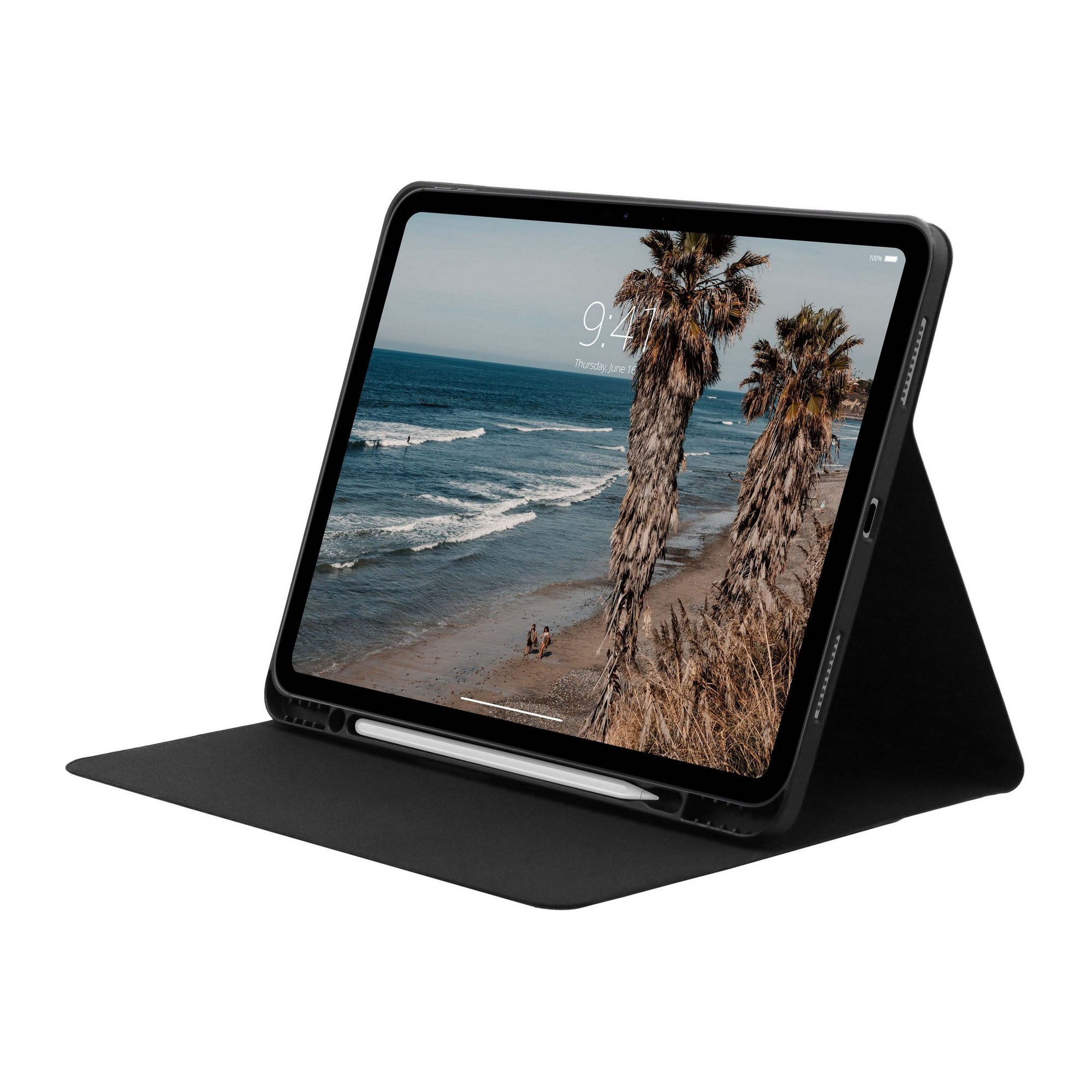 iPad Pro 13-in M4 UAG Standard Issue Folio Case - Black - 15-14062