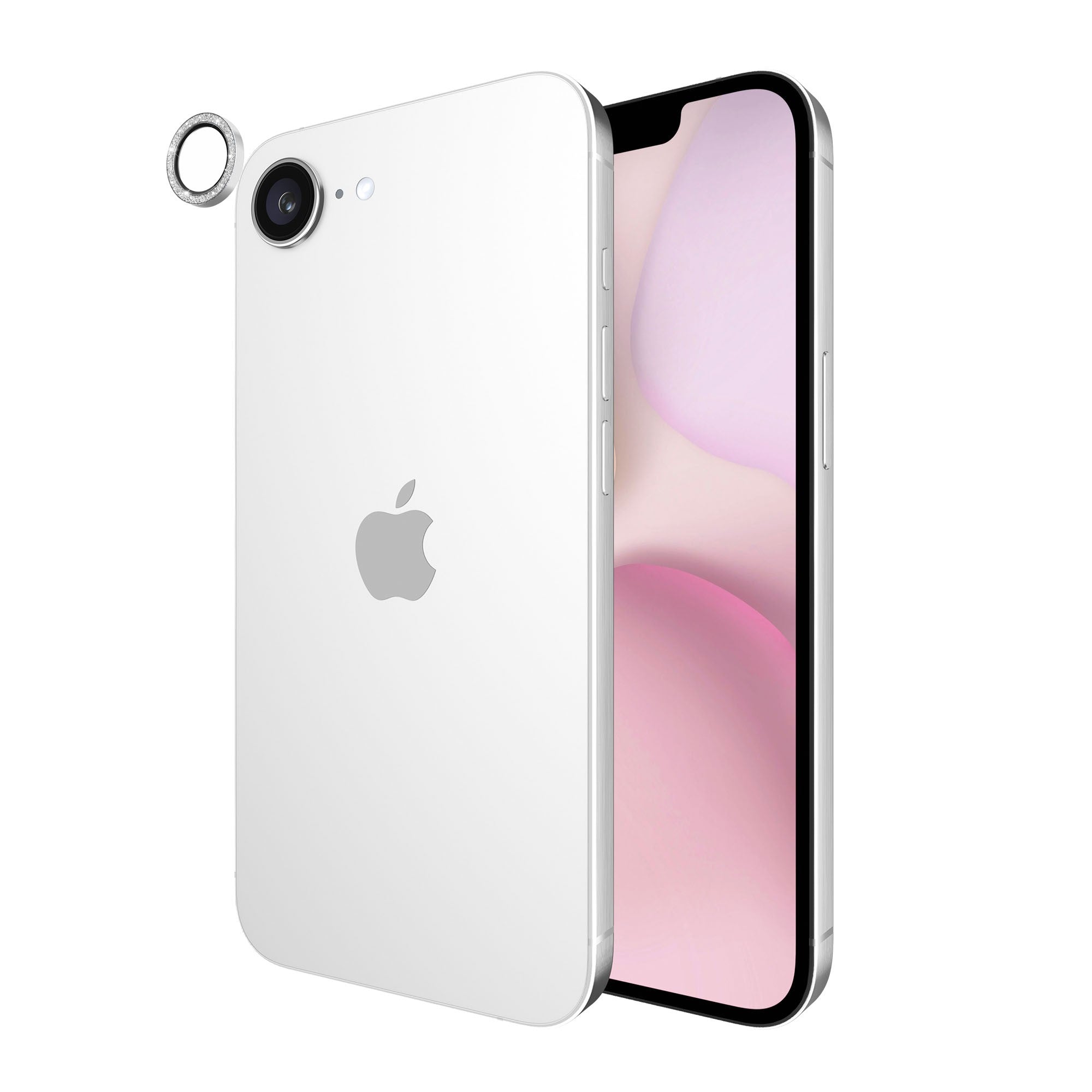 iPhone 17e/16e Case-Mate Aluminum Ring Glass Lens Protector - Twinkle - 15-14103