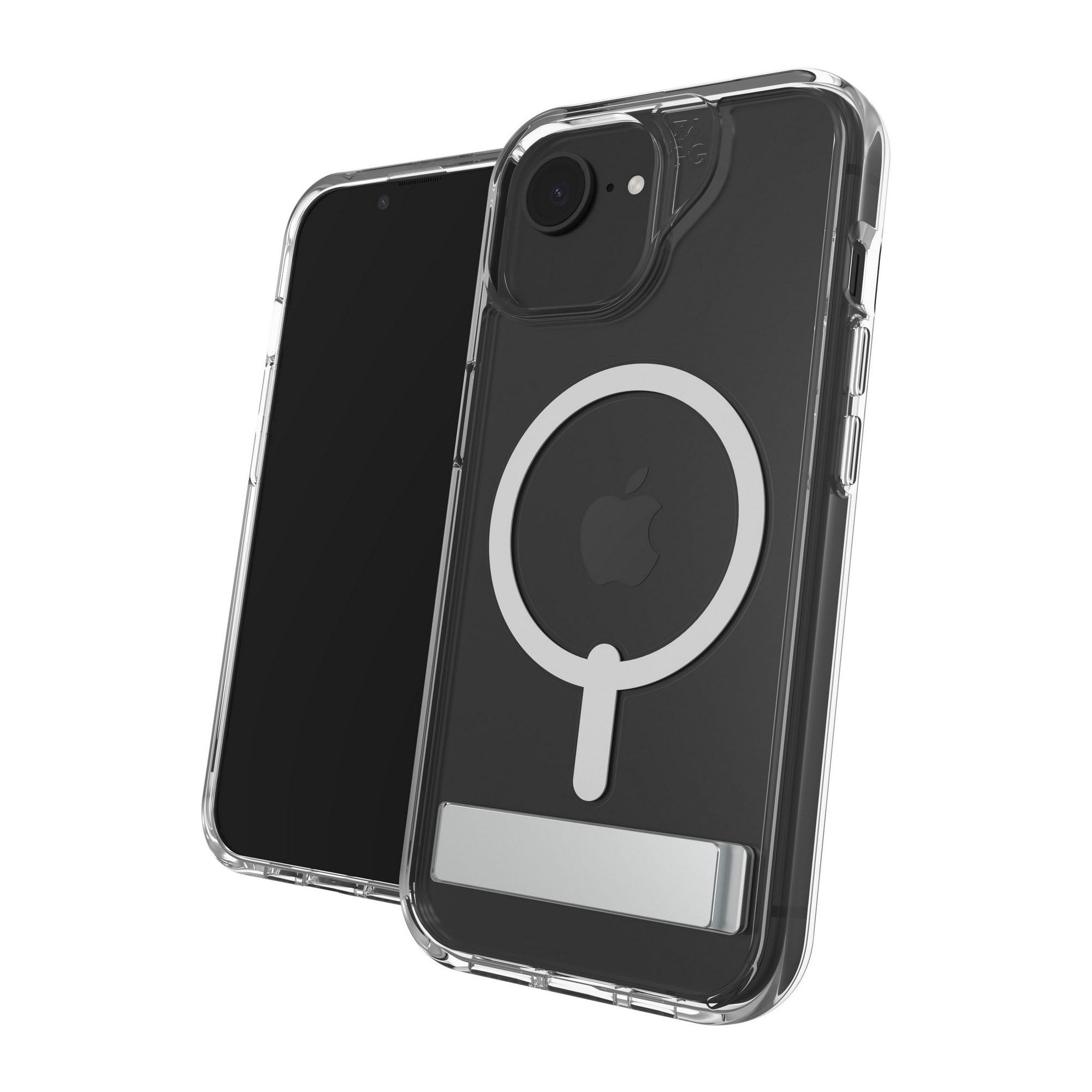 iPhone 17e/16e/15/14/13 ZAGG Graphene Crystal Palace Snap Kickstand Case - Clear - 15-14111