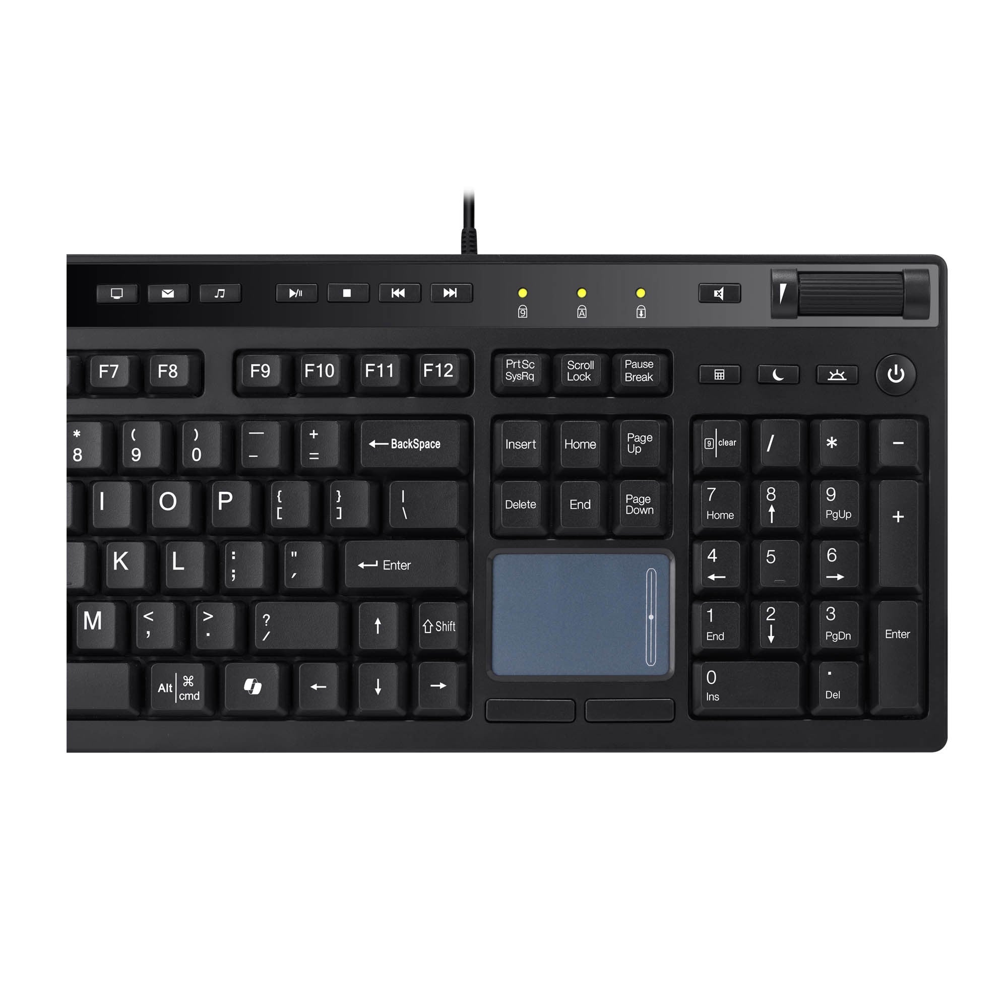 Adesso Multi OS USB Desktop Keyboard with Touchpad - 15-14251