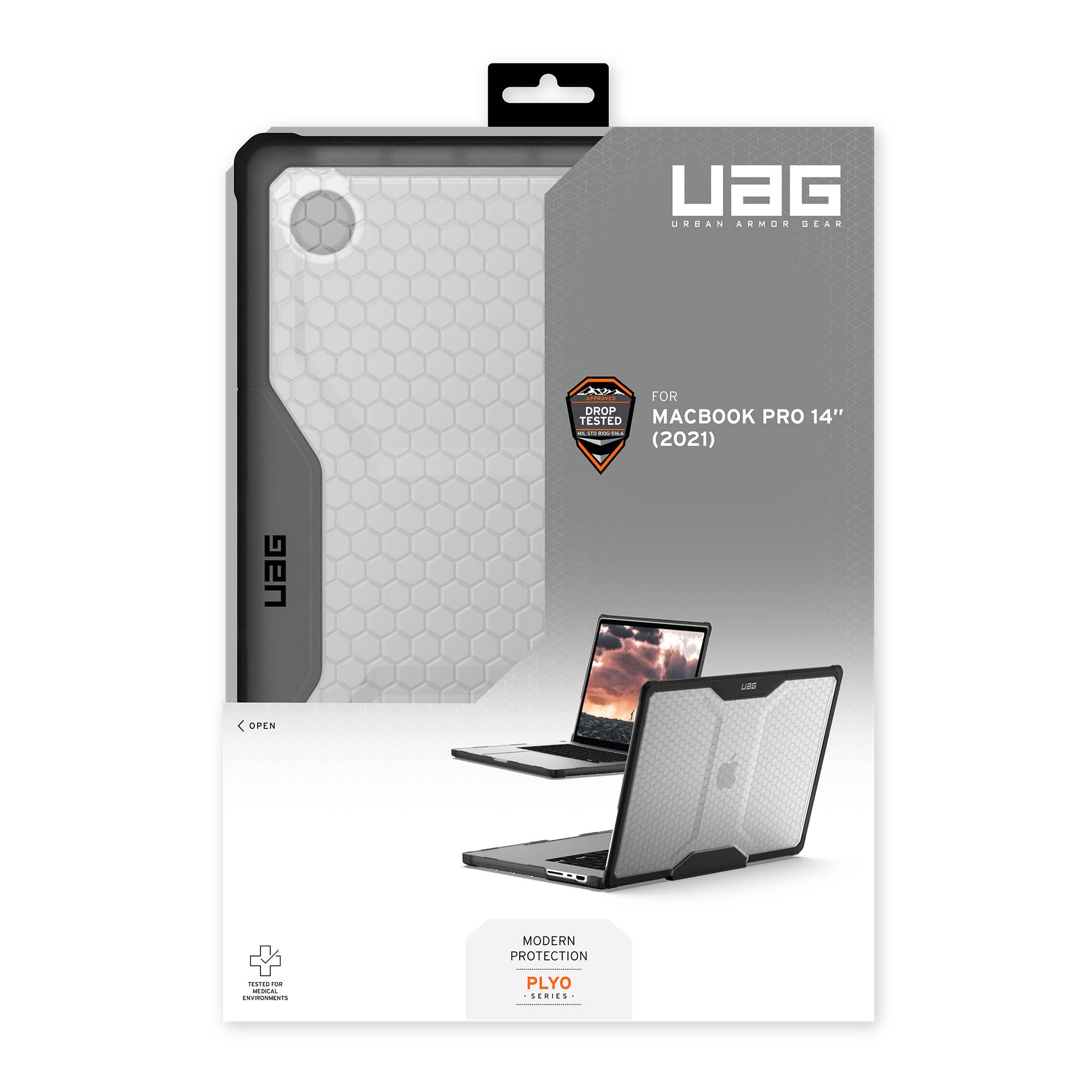 MacBook Pro 14-in. (M3/M4 Max & Pro) UAG Plyo Case - Ice - 15-14284