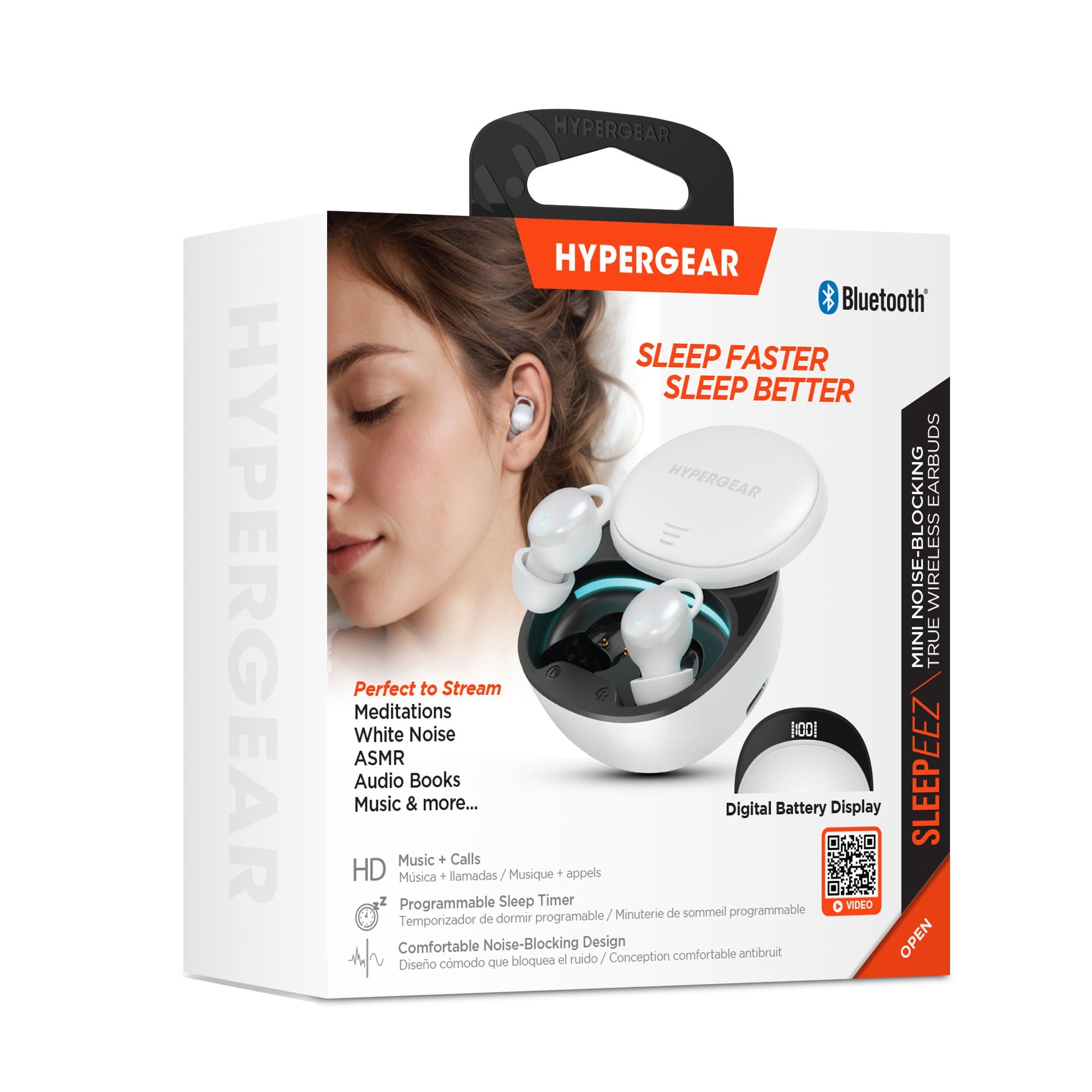 HyperGear SleepEez Mini Noise-Blocking True Wireless Earbuds - 15-14290