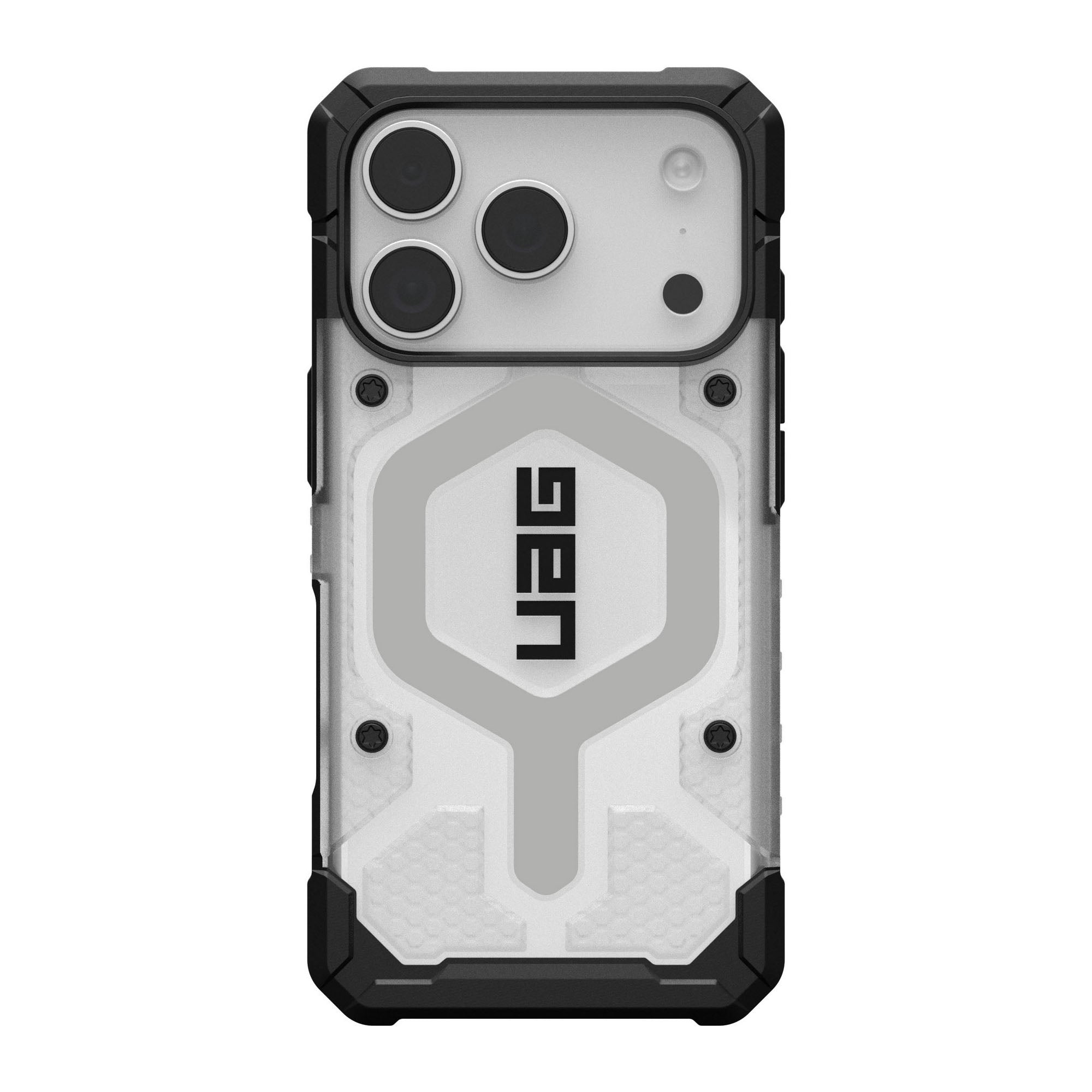 iPhone 17 Pro UAG Pathfinder Clear Magsafe Case - Ice/Silver - 15-14481
