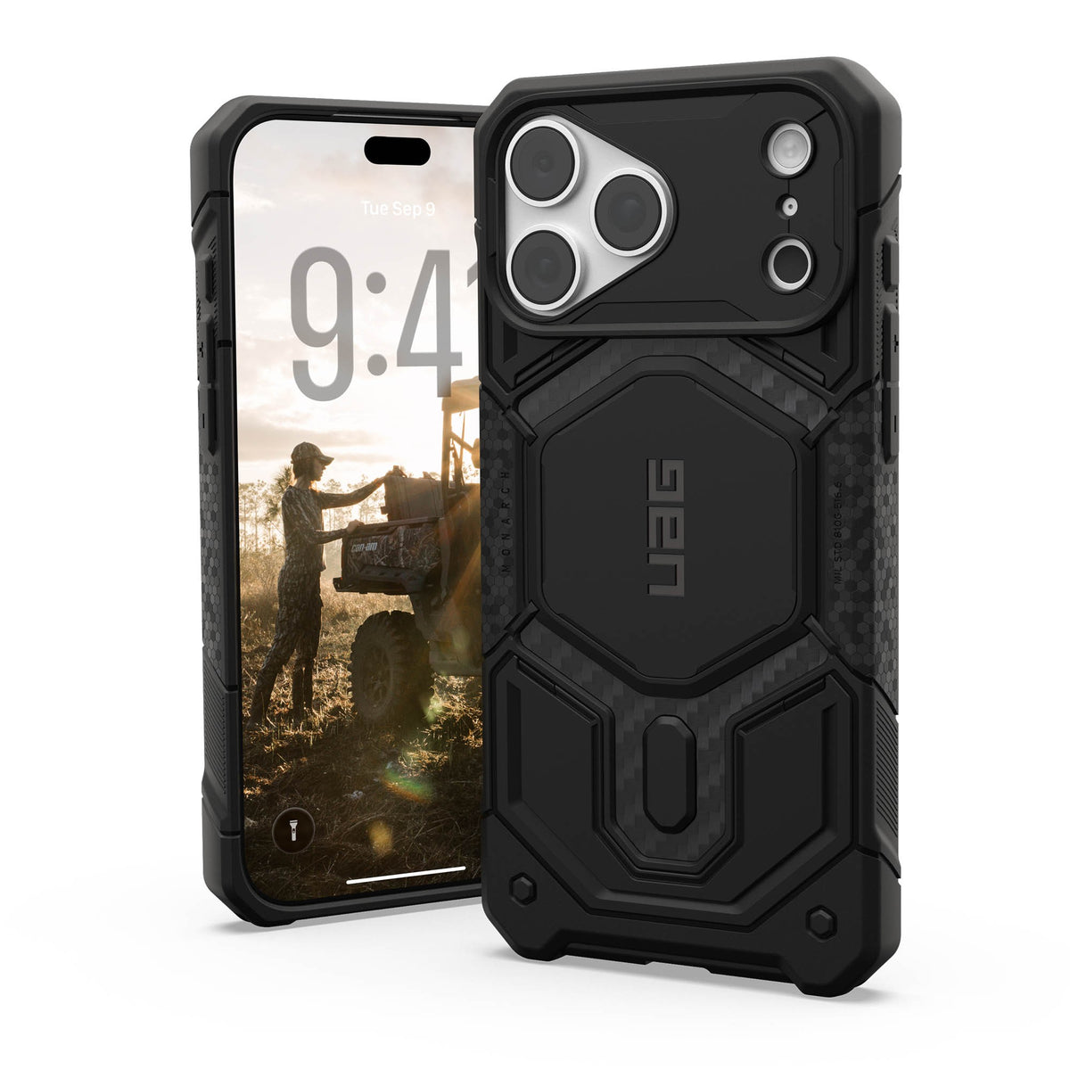 iPhone 18 Pro Max/17 Pro Max UAG Monarch Pro MagSafe Case - Carbon Fiber - 15-14492