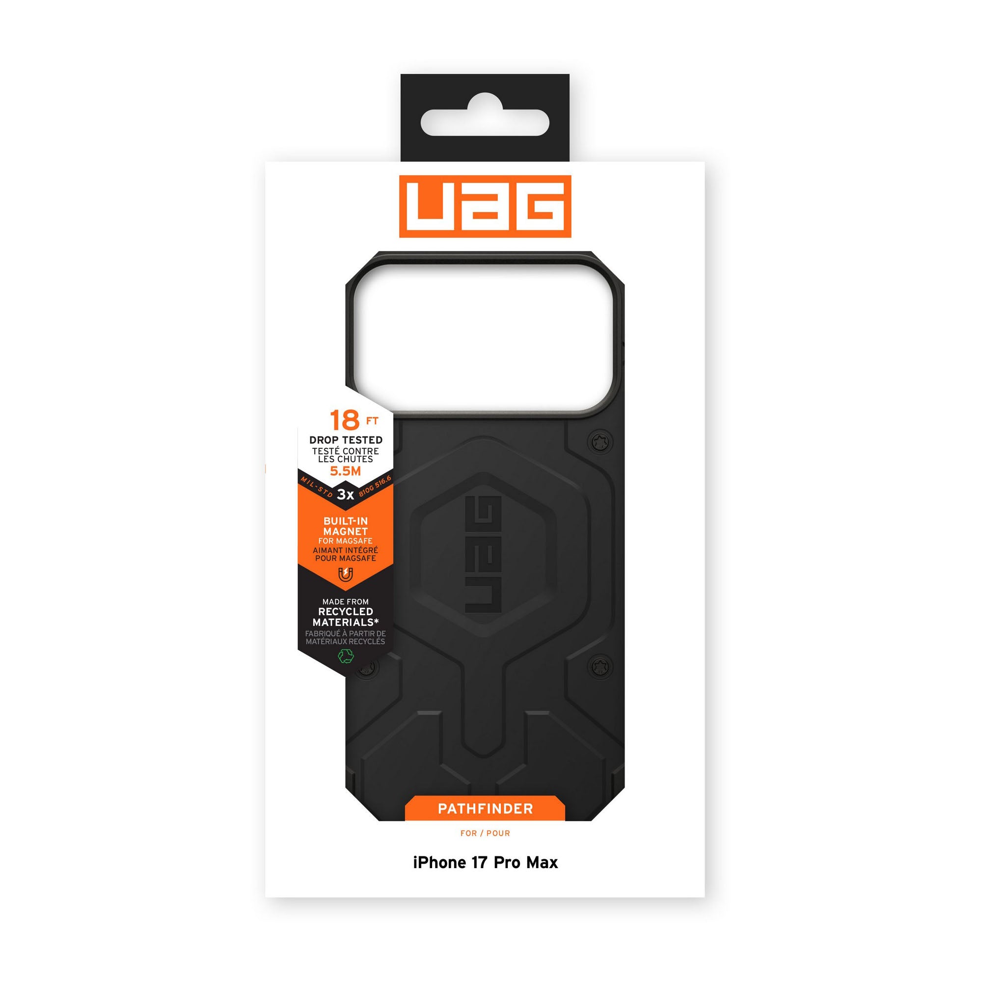 iPhone 17 Pro Max UAG Pathfinder MagSafe Case - Black - 15-14495