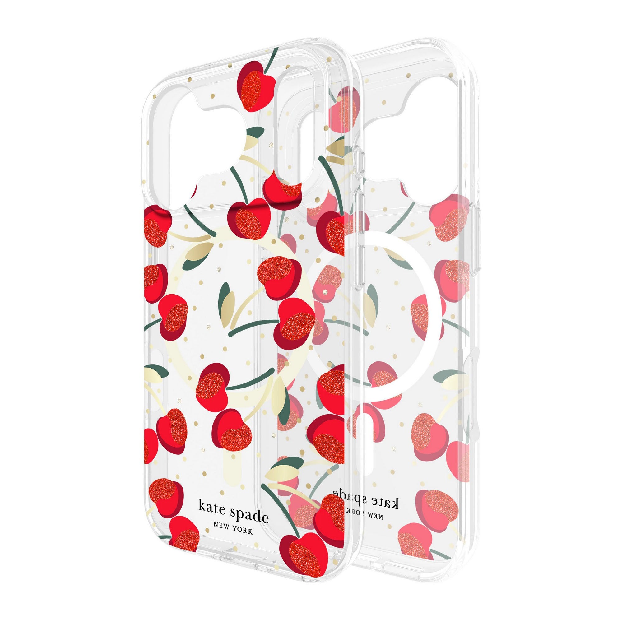 iPhone 17 Pro Kate Spade Protective MagSafe Case - Cherry Dot - 15-14595