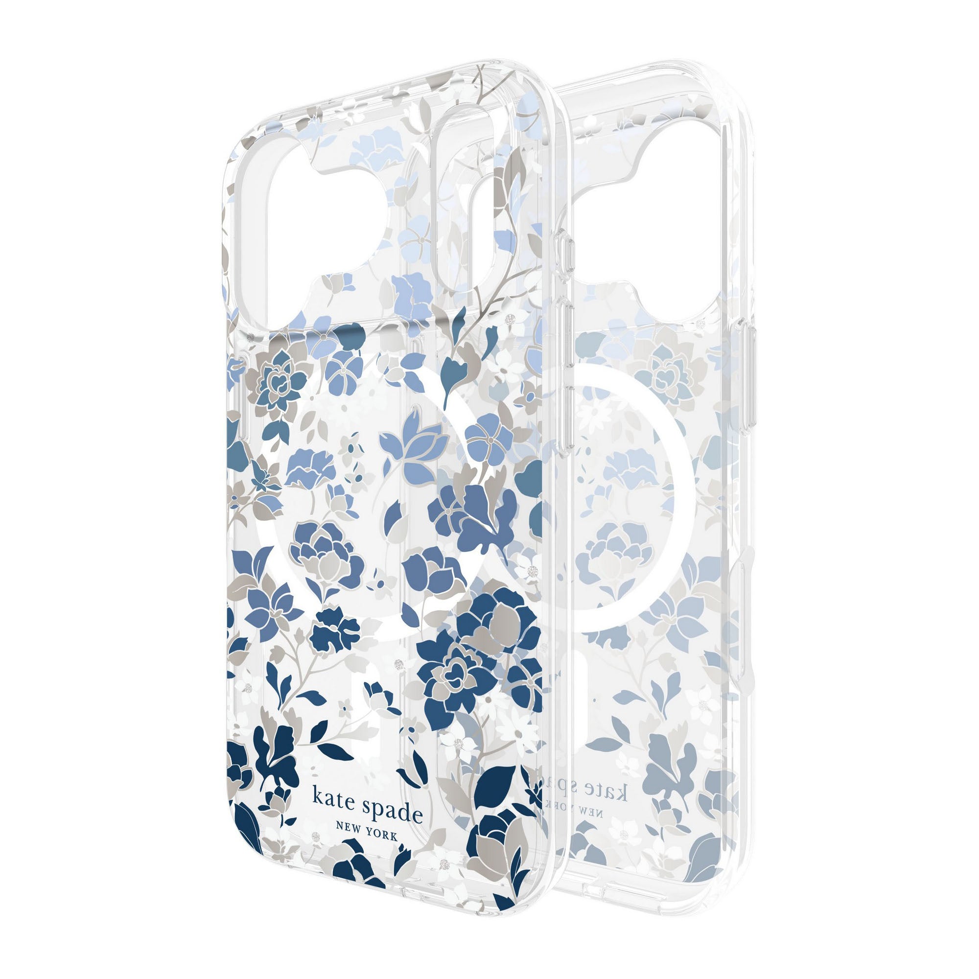 iPhone 17 Pro Kate Spade Protective MagSafe Case - Flowerbed Blue - 15-14597