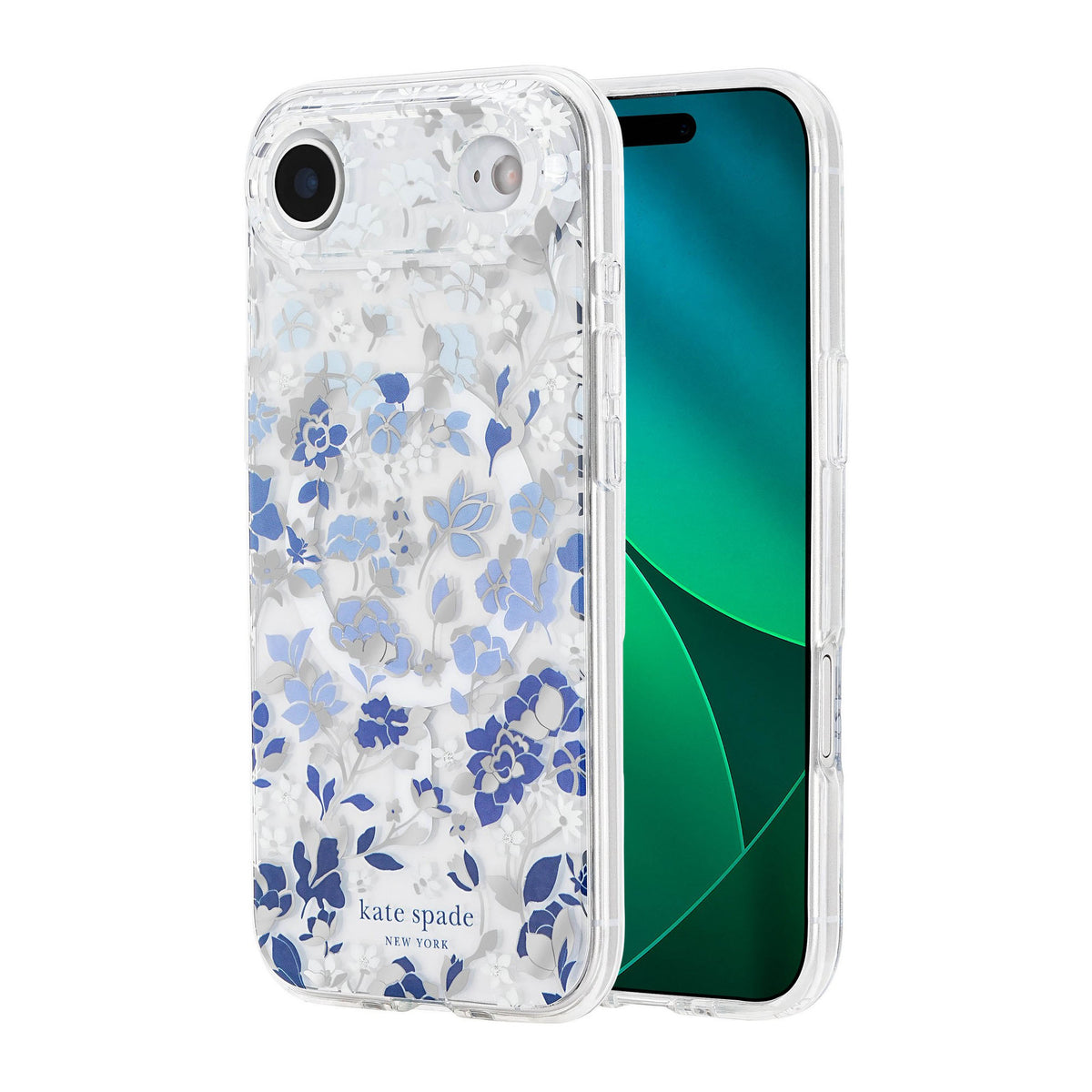 iPhone Air Kate Spade Protective MagSafe Case - Flowerbed Blue - 15-14616