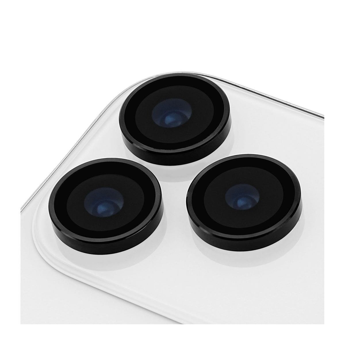 iPhone 18 Pro Max/18 Pro/17 Pro/17 Pro Max Case-Mate Aluminum Ring Lens Protectors - Black - 15-14619