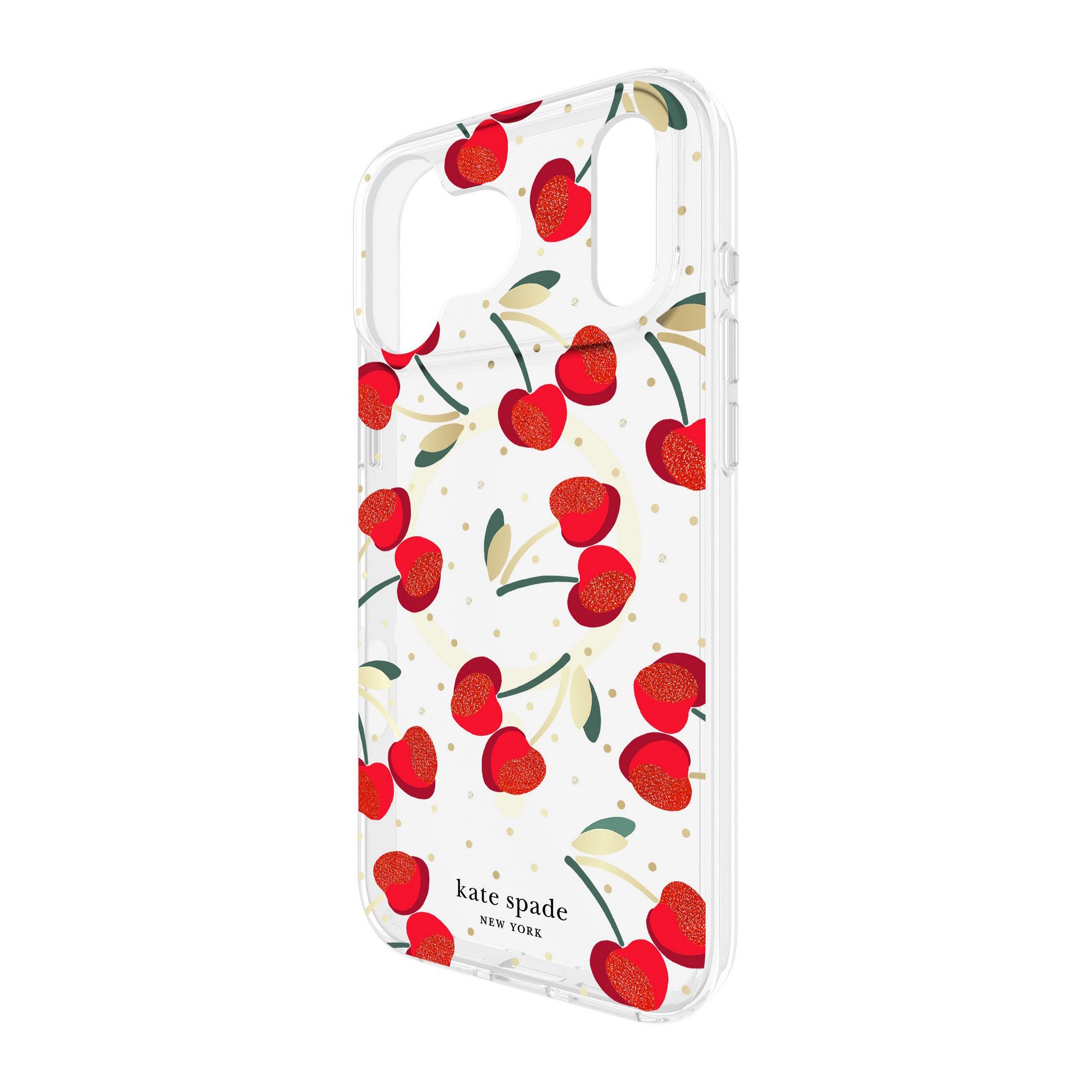 iPhone 17 Pro Max Kate Spade Protective MagSafe Case - Cherry Dot - 15-14632