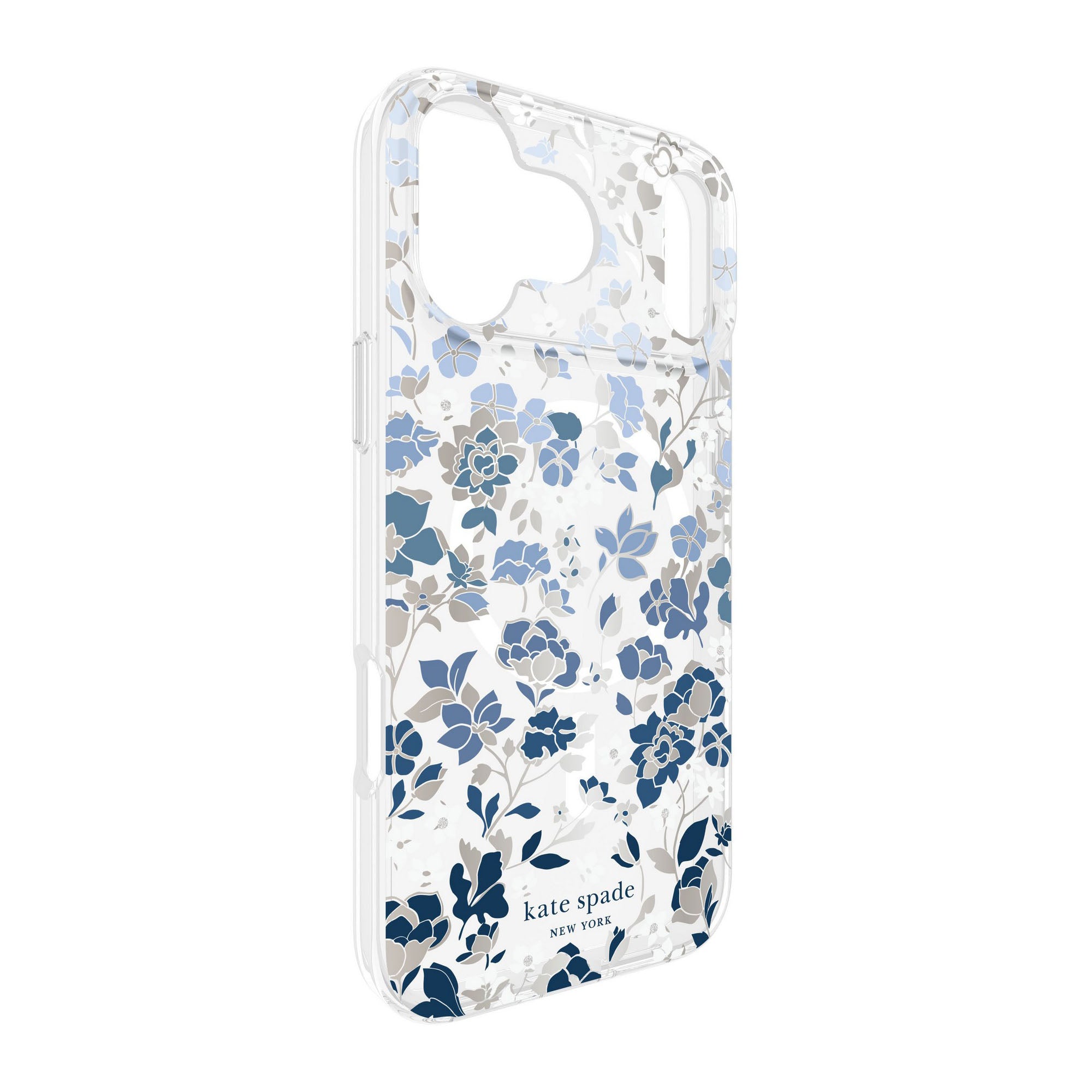 iPhone 17 Pro Max Kate Spade Protective MagSafe Case - Flowerbed Blue - 15-14634
