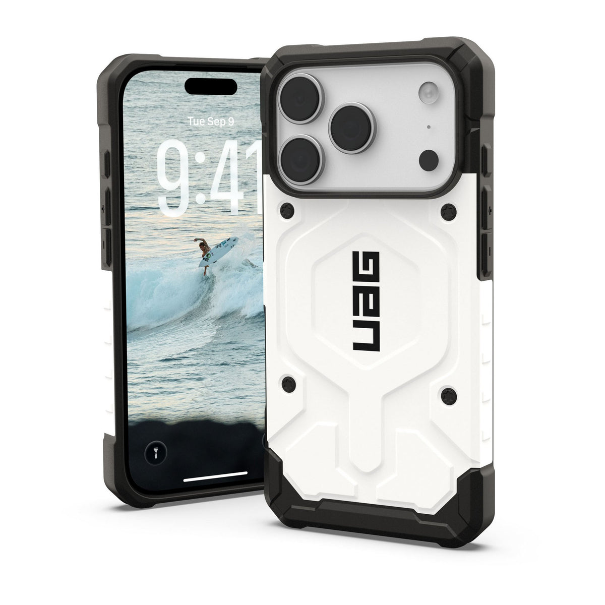 iPhone 18 Pro/17 Pro UAG Pathfinder MagSafe Case - White - 15-14654