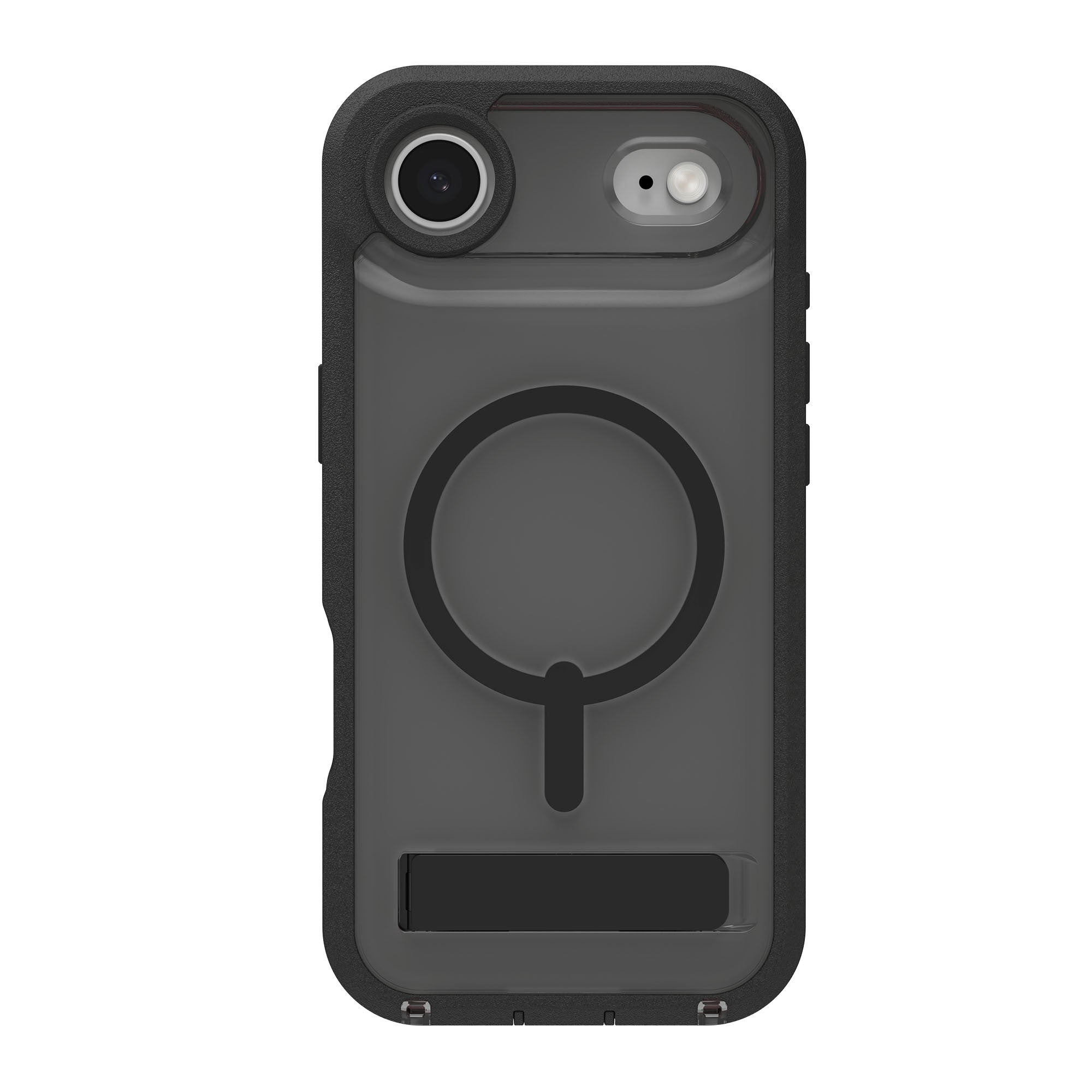 iPhone Air ZAGG Graphene Rainier Snap Kickstand Case - Smoke Black - 15-14691