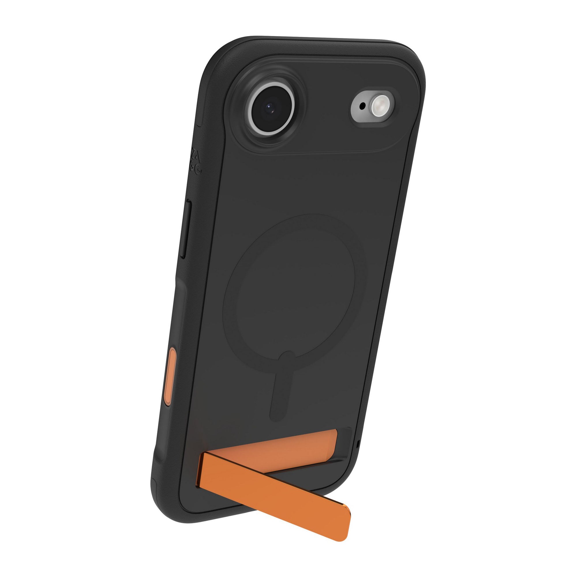 iPhone Air ZAGG Graphene Sedona Snap Kickstand Case - Flood Black/Orange - 15-14697