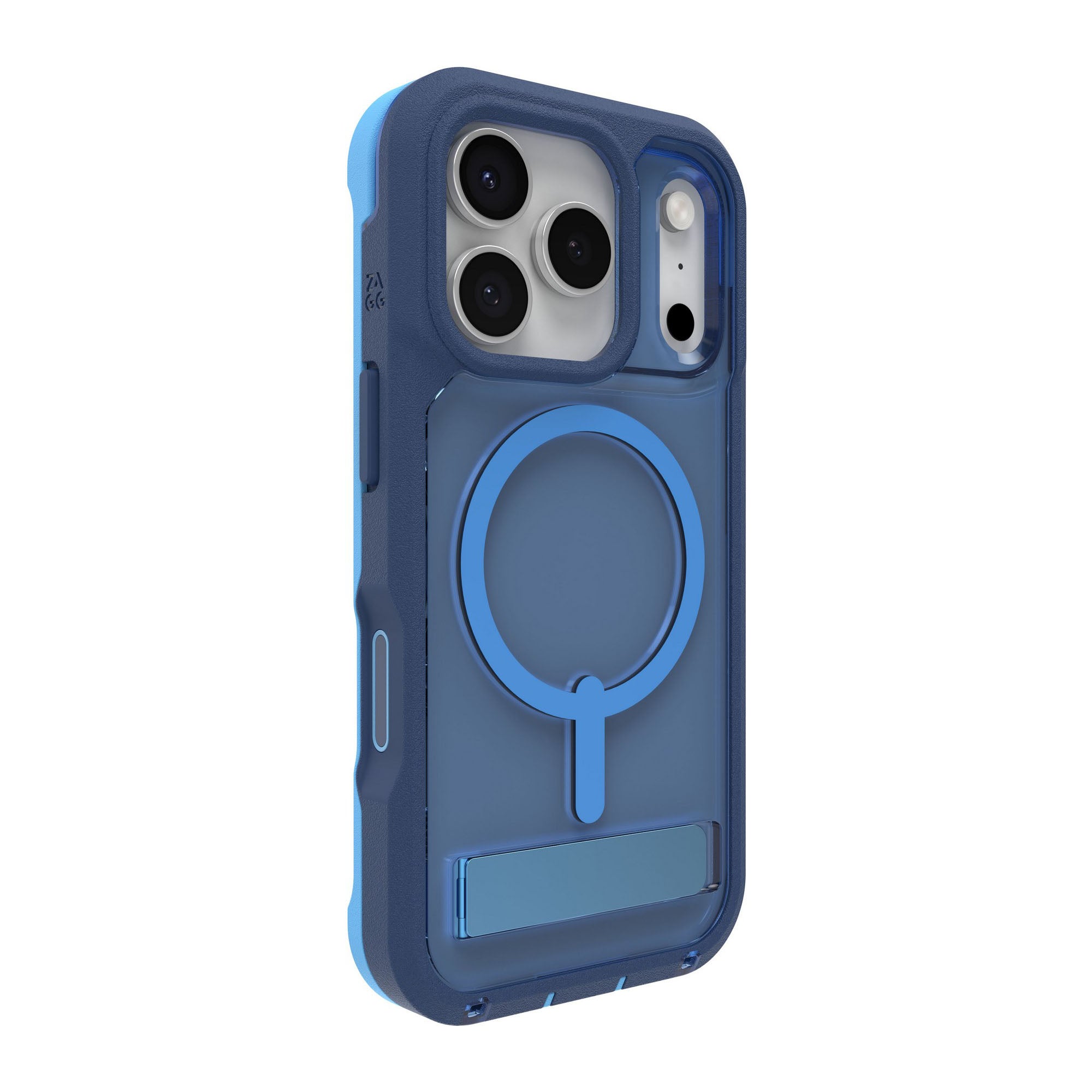 iPhone 17 Pro ZAGG Graphene Rainier Snap Kickstand Case - Cobalt Horizon - 15-14706