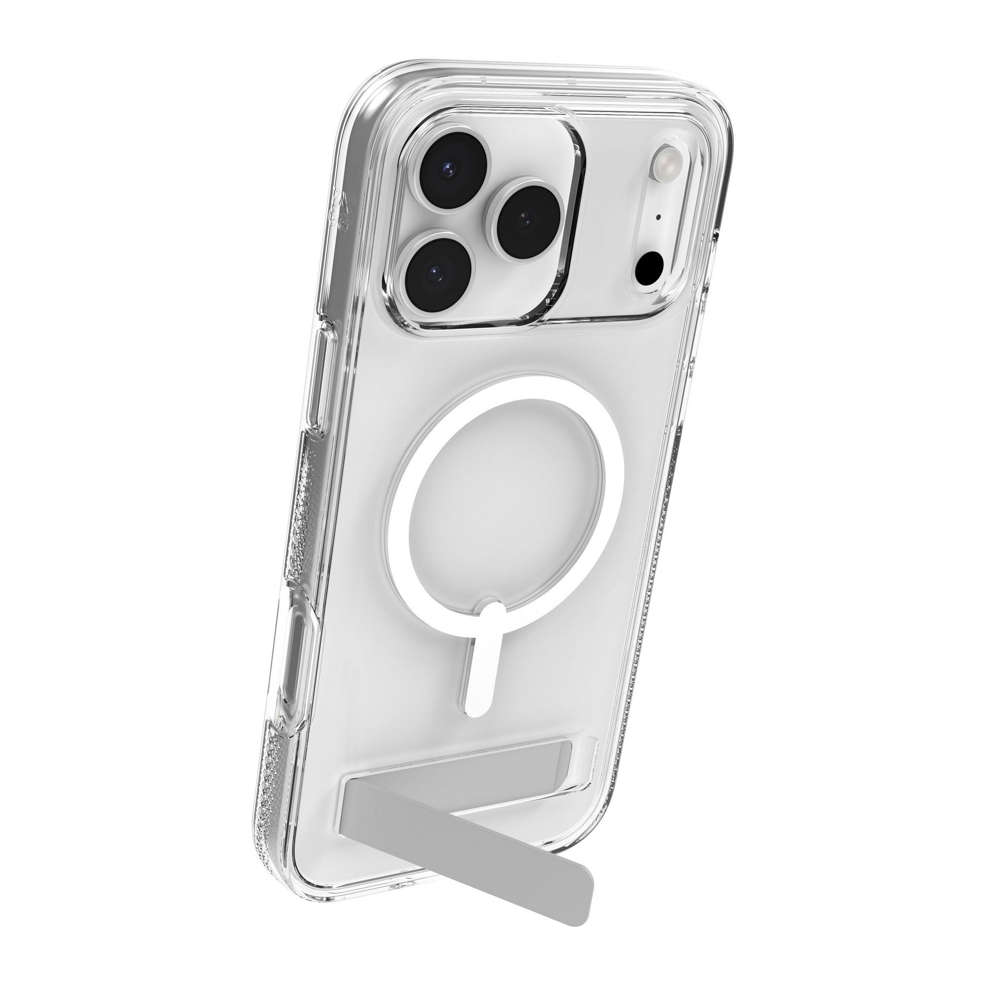 iPhone 17 Pro Max ZAGG Graphene Crystal Palace Snap Kickstand Case - Clear - 15-14717
