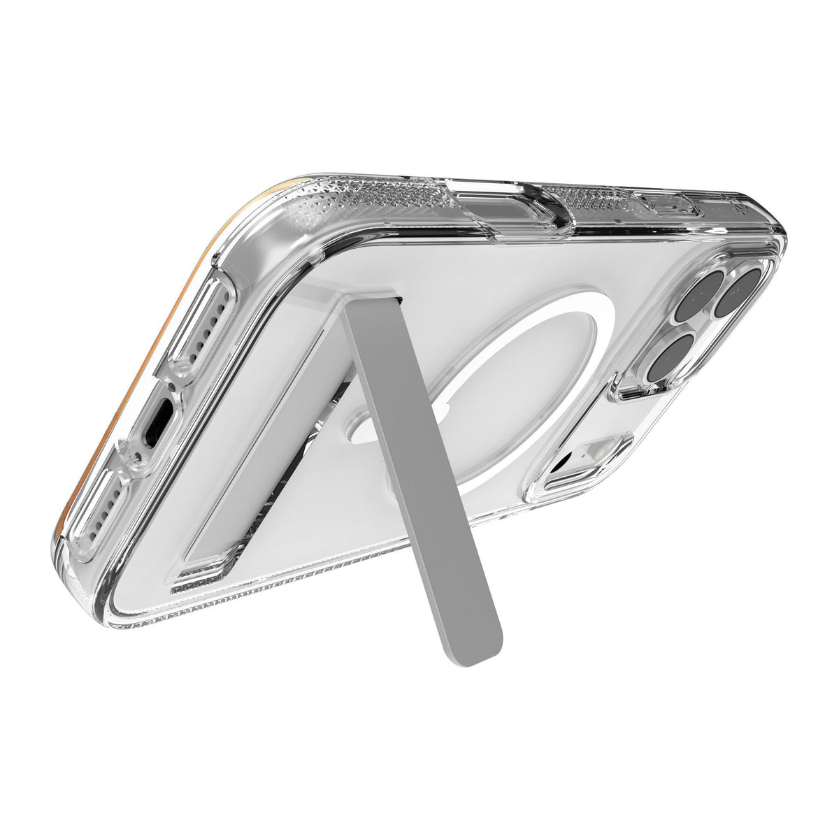 iPhone 18 Pro Max/17 Pro Max ZAGG Graphene Crystal Palace Snap Kickstand Case - Clear - 15-14717