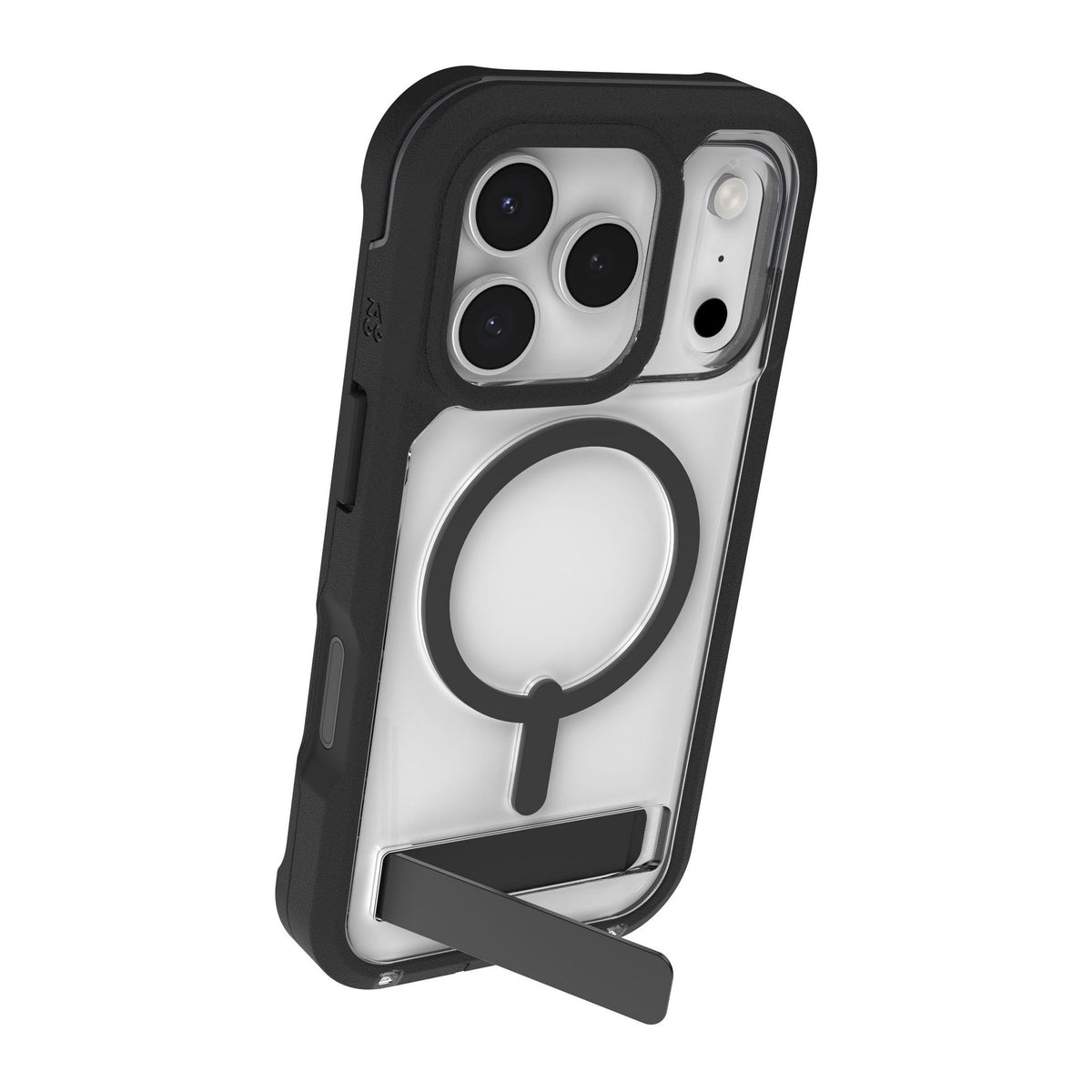 iPhone 17 Pro ZAGG Graphene Rainier Snap Kickstand Case - Black - 15-14720