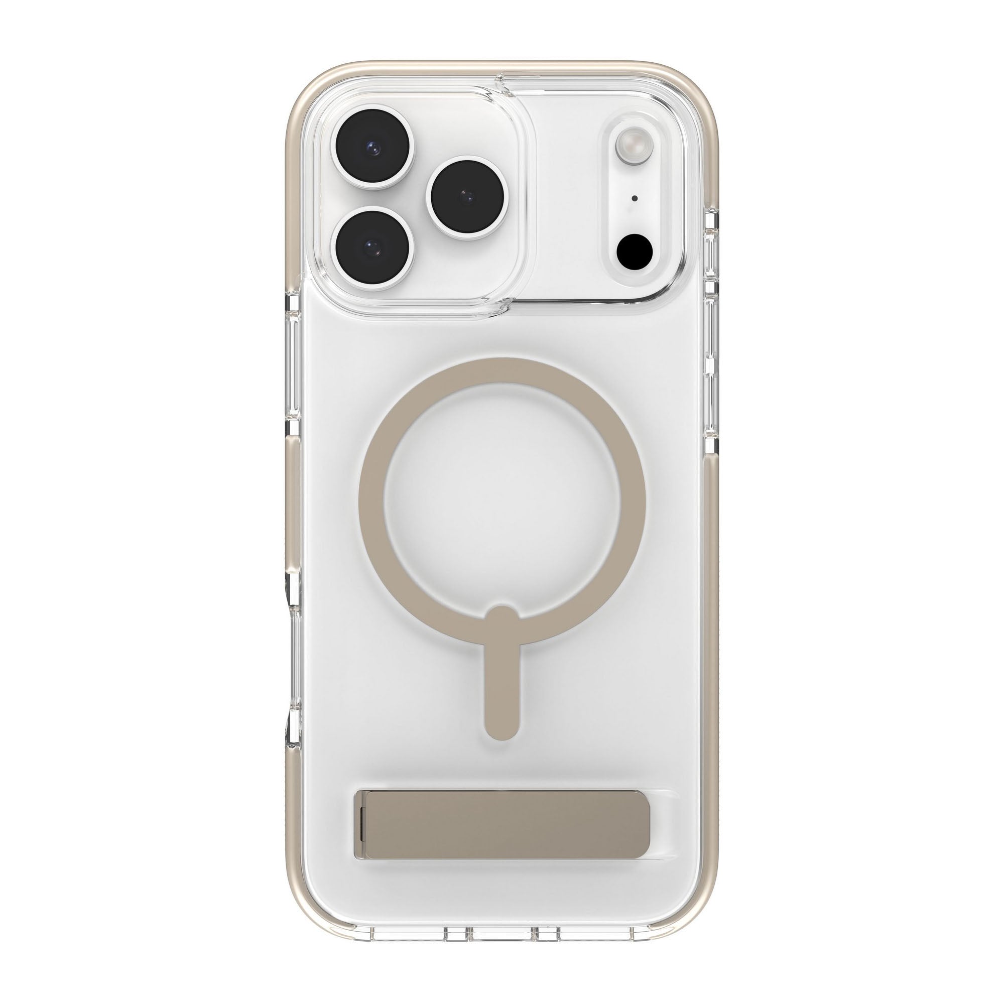 iPhone 17 Pro Max ZAGG Graphene Santa Cruz Snap Kickstand Case - Titanium - 15-14749