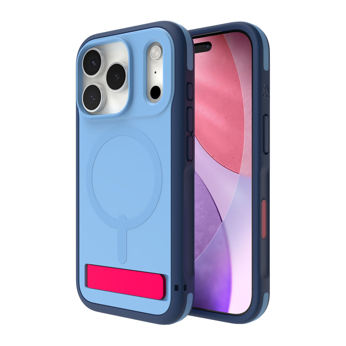 iPhone 18 Pro/17 Pro ZAGG Graphene Sedona Snap Kickstand Case - Royal Ember - 15-14752