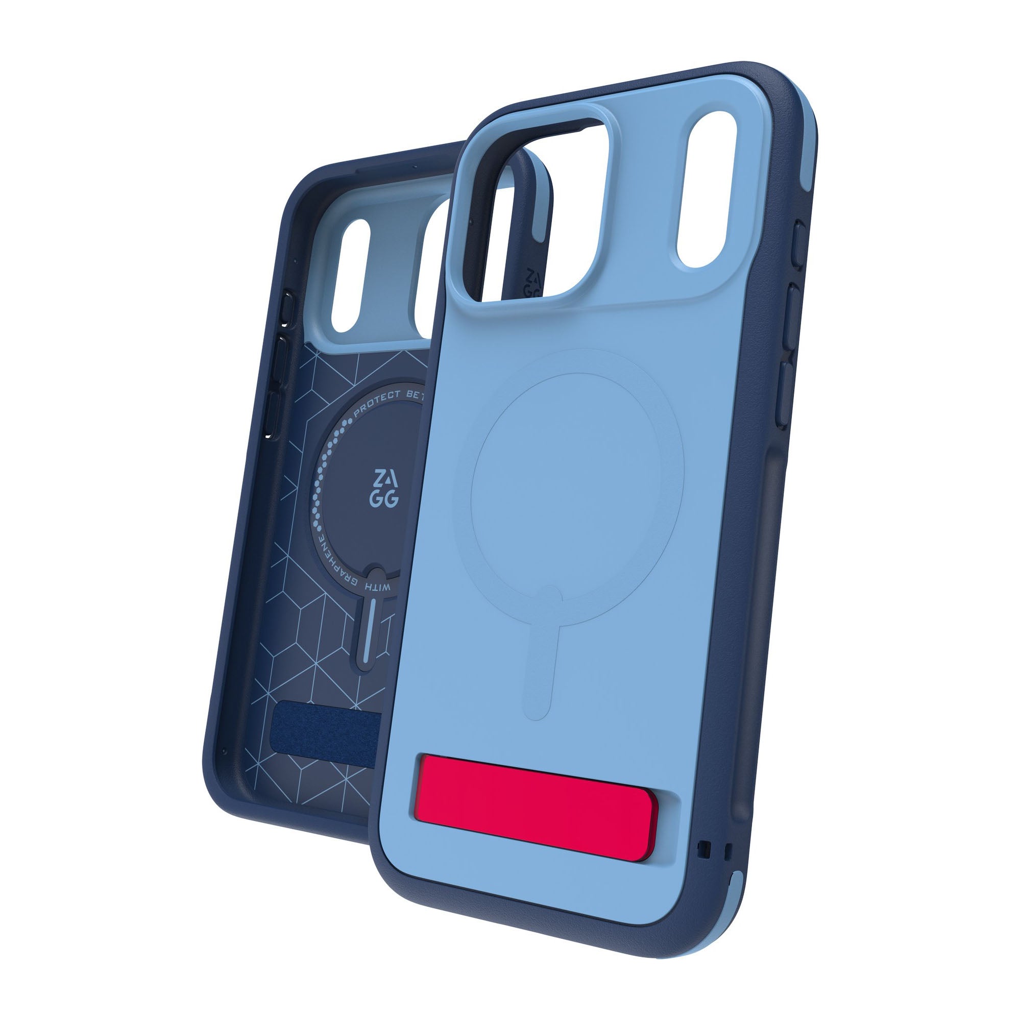 iPhone 17 Pro Max ZAGG Graphene Sedona Snap Kickstand Case - Royal Ember - 15-14754
