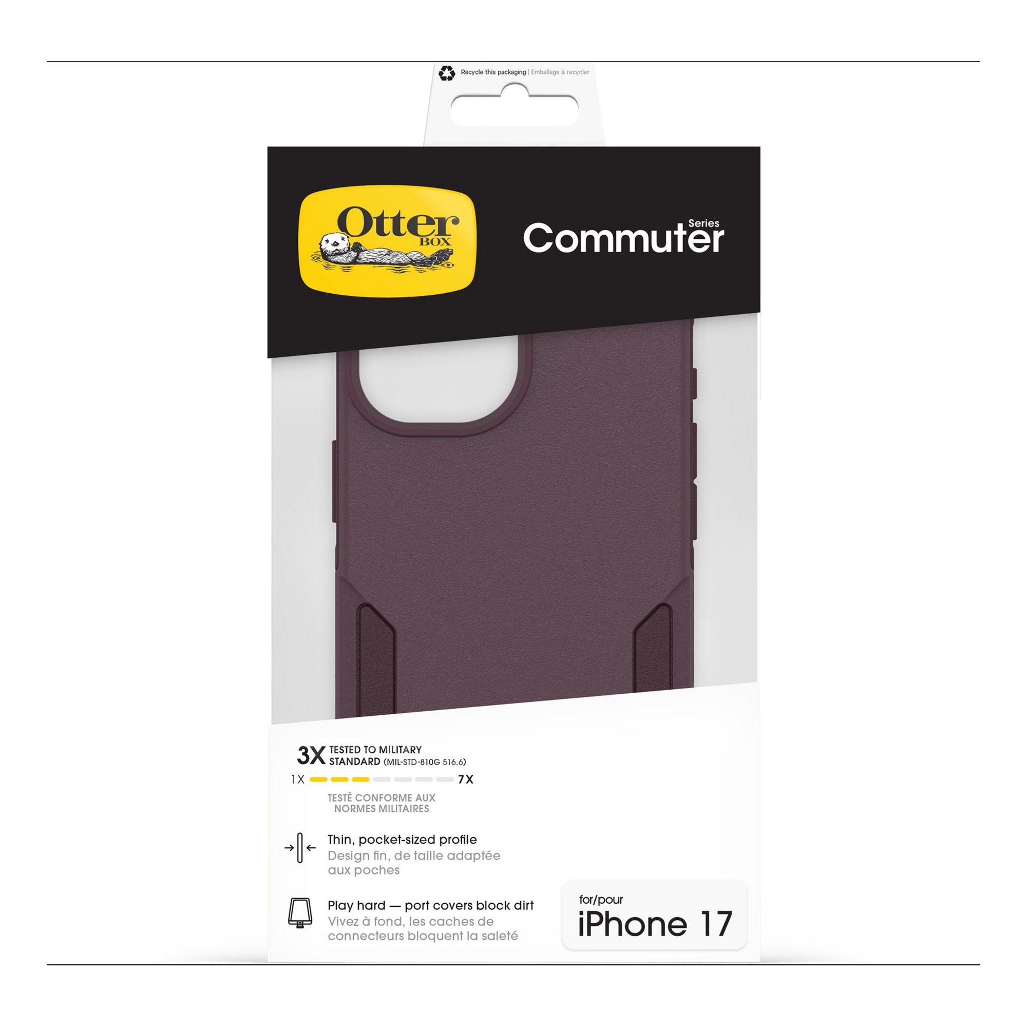 iPhone 17 Otterbox Commuter w/MagSafe + Camera Control Case - Purple Mystery - 15-14761