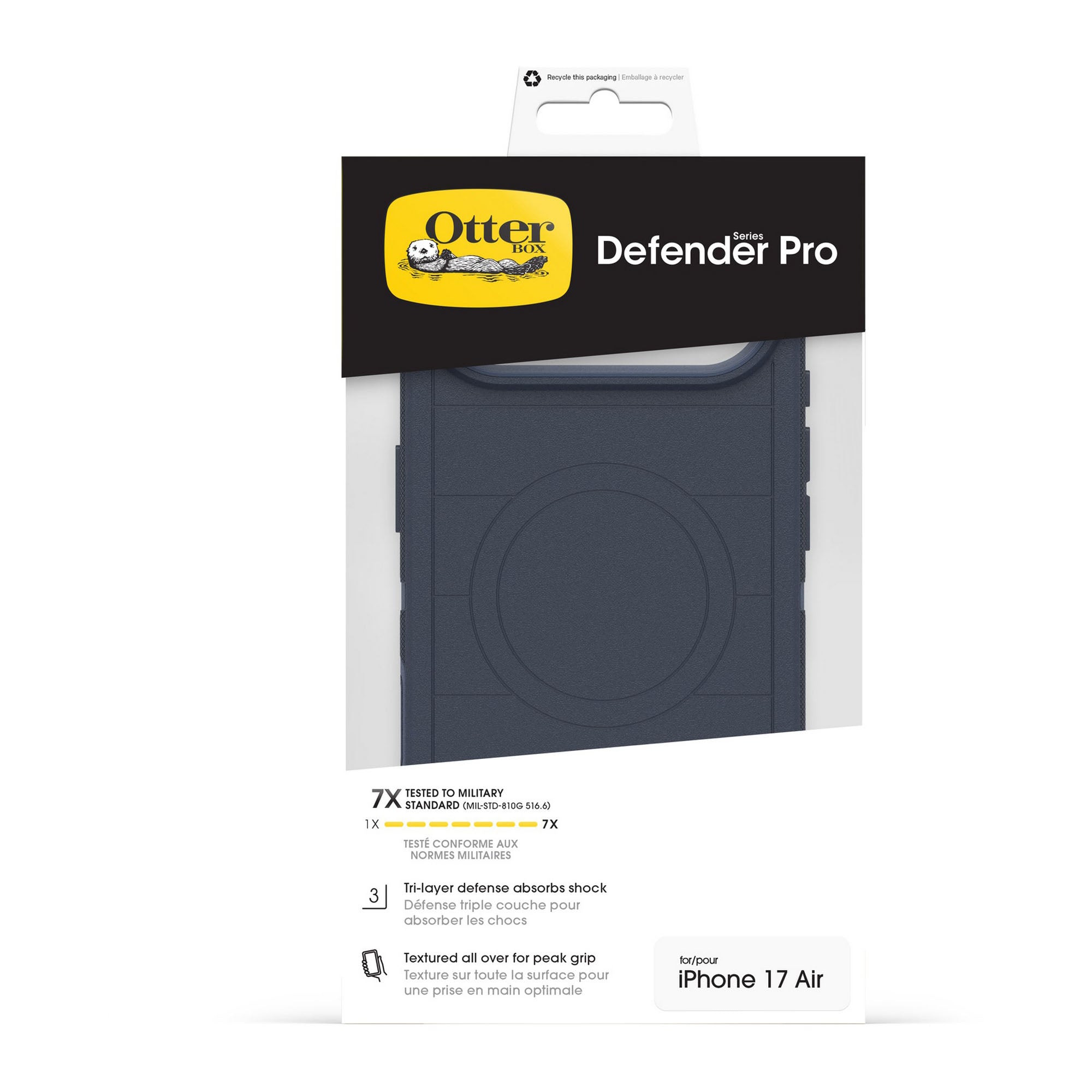 iPhone Air Otterbox Defender Pro w/MagSafe + Camera Control Case - Blue Sentiment - 15-14796