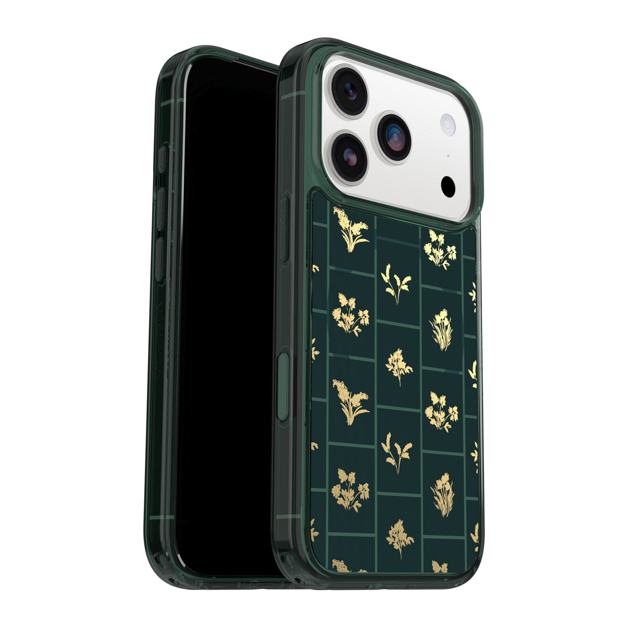 iPhone 17 Pro Otterbox Symmetry w/MagSafe + Camera Control Case - Golden Bloom - 15-14839