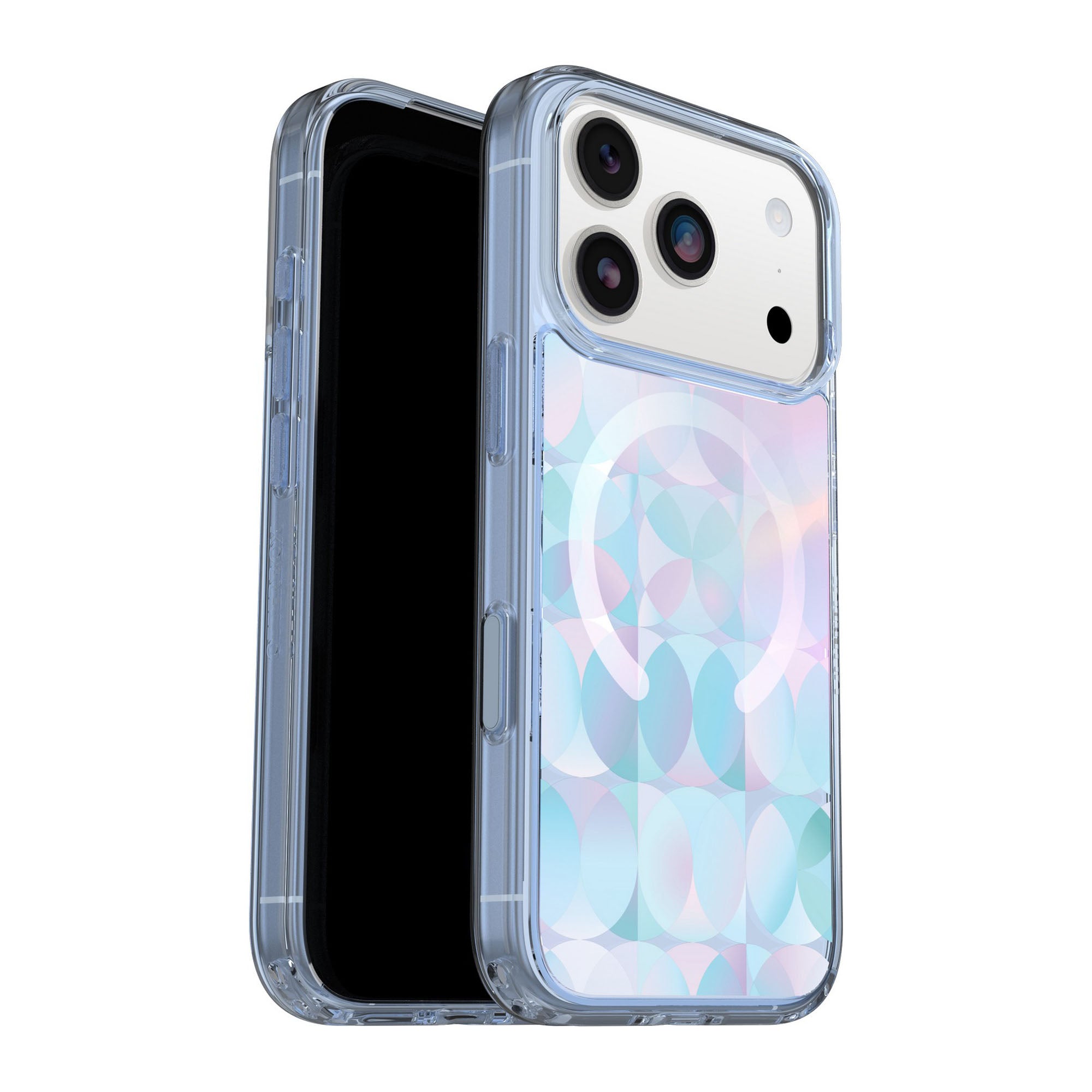 iPhone 17 Pro Otterbox Symmetry Clear w/MagSafe + Camera Control Case - Opal Prism - 15-14841