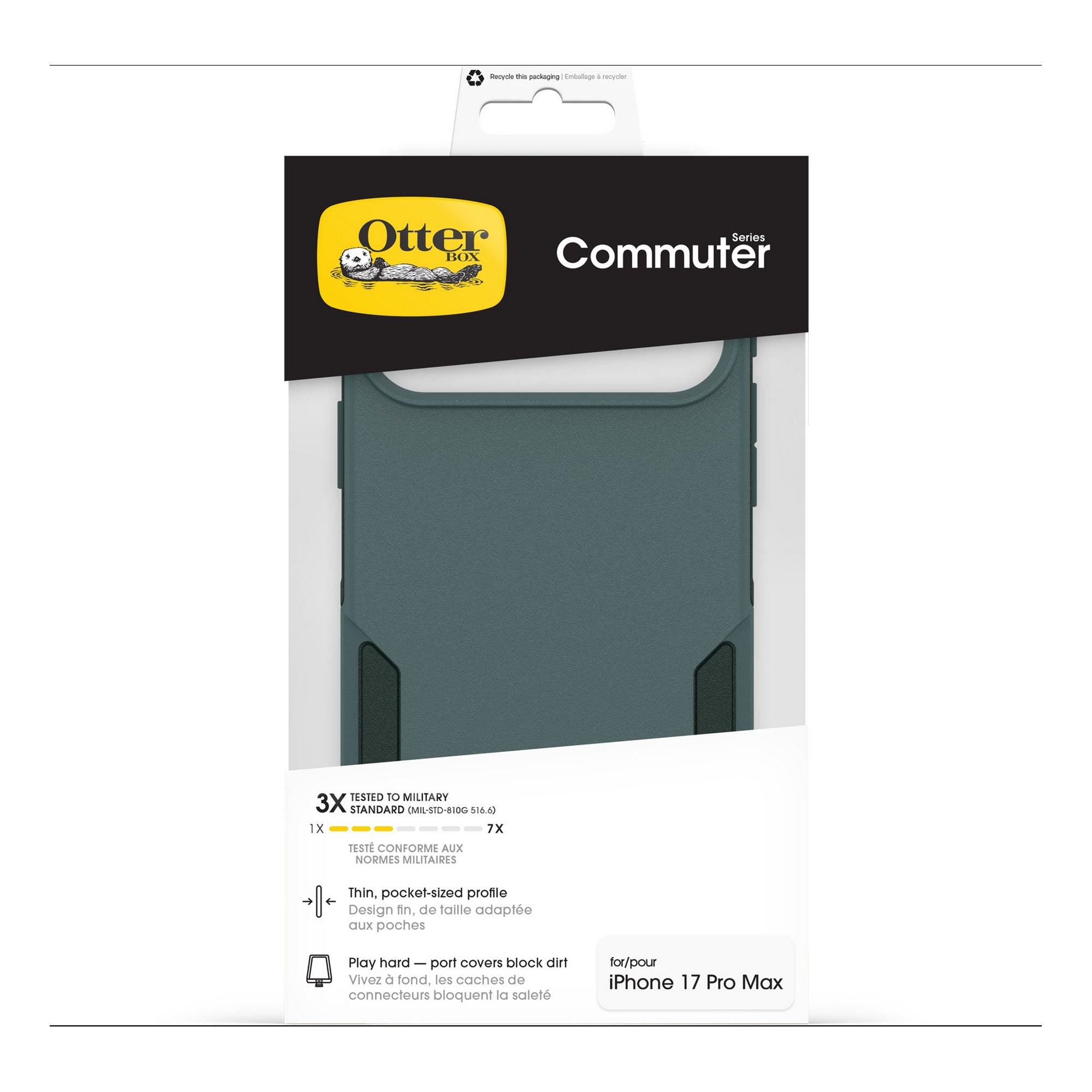 iPhone 18 Pro Max/17 Pro Max Otterbox Commuter w/MagSafe + Camera Control Case - Sagebrush Green - 15-14849