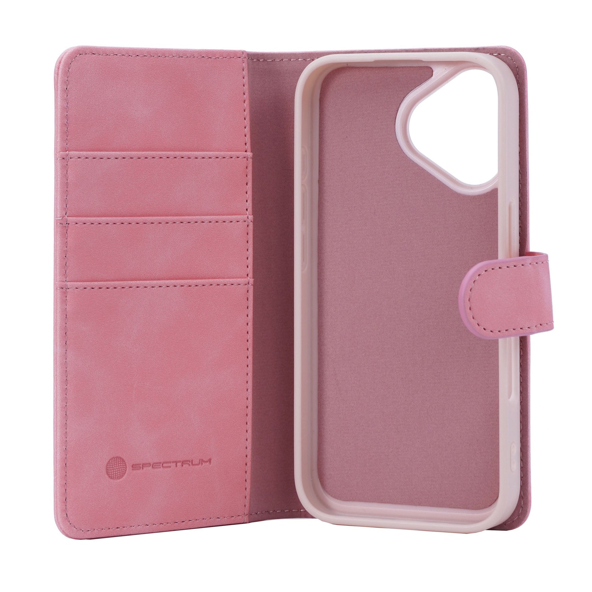 iPhone 17 SPECTRUM Folio Slim Detachable 2-1 Wallet Case - Pink - 15-14901