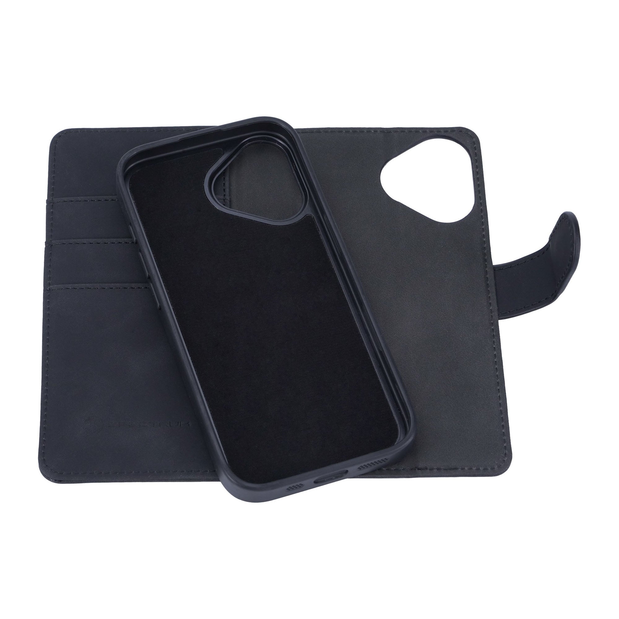 iPhone 17 SPECTRUM Folio Slim Detachable 2-1 Wallet Case - Black - 15-14904