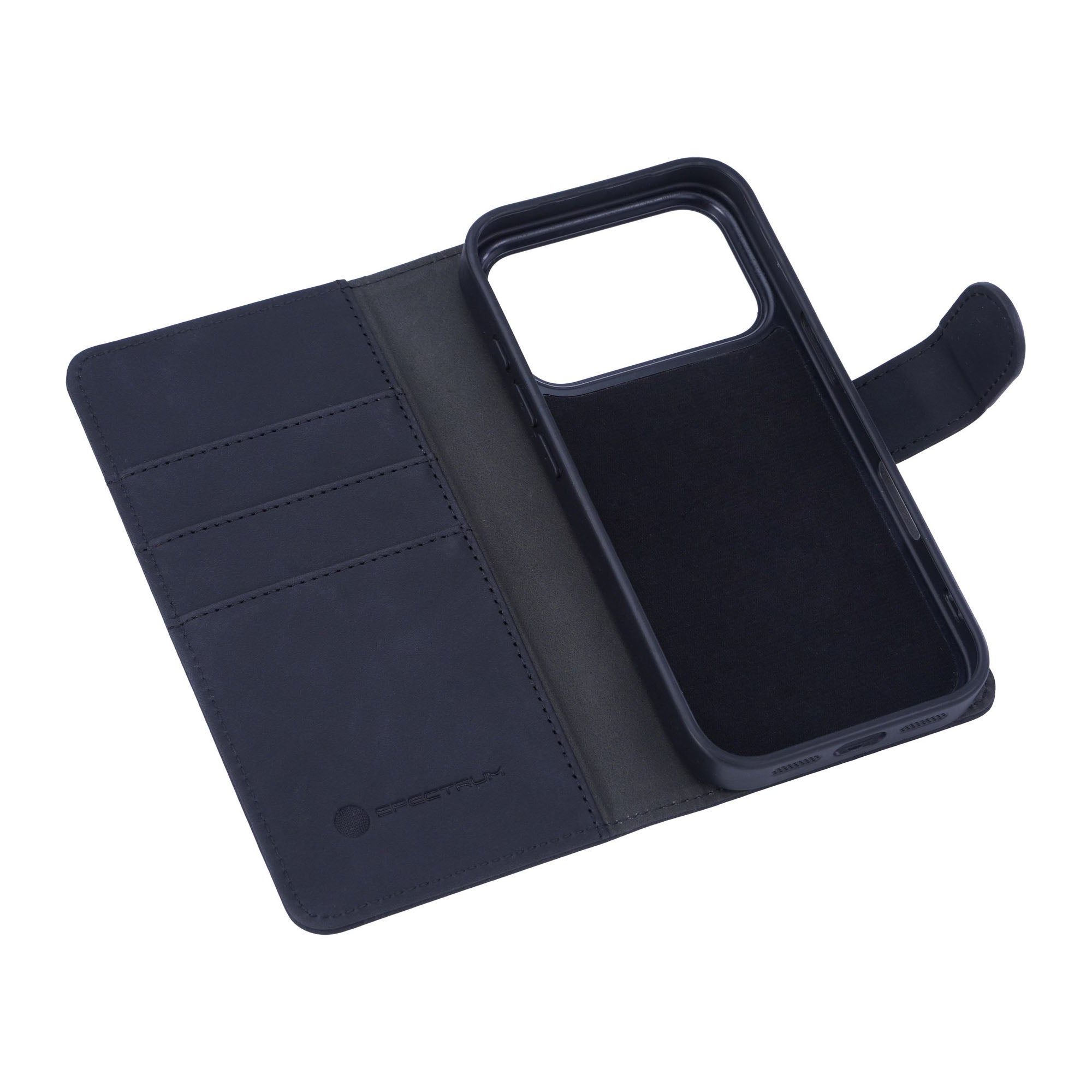 iPhone 17 Pro Max SPECTRUM Folio Slim Detachable 2-1 Wallet Case - Black - 15-14921