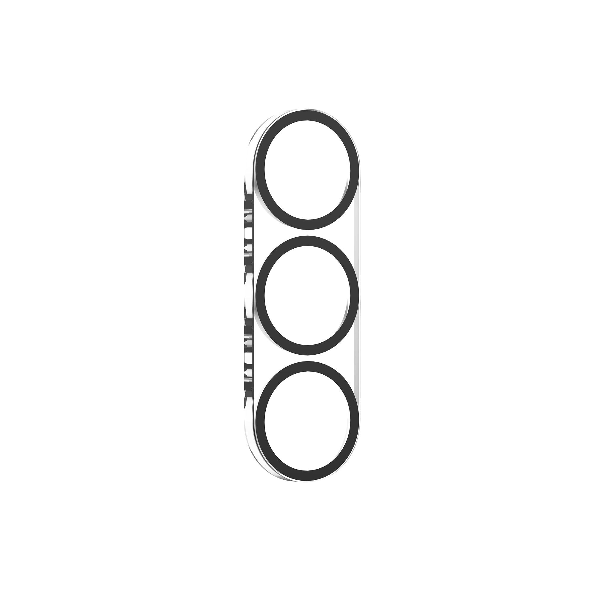 Samsung Galaxy S25 FE ZAGG InvisibleShield Glass Elite Camera Rings Lens Protector - Black - 15-14983