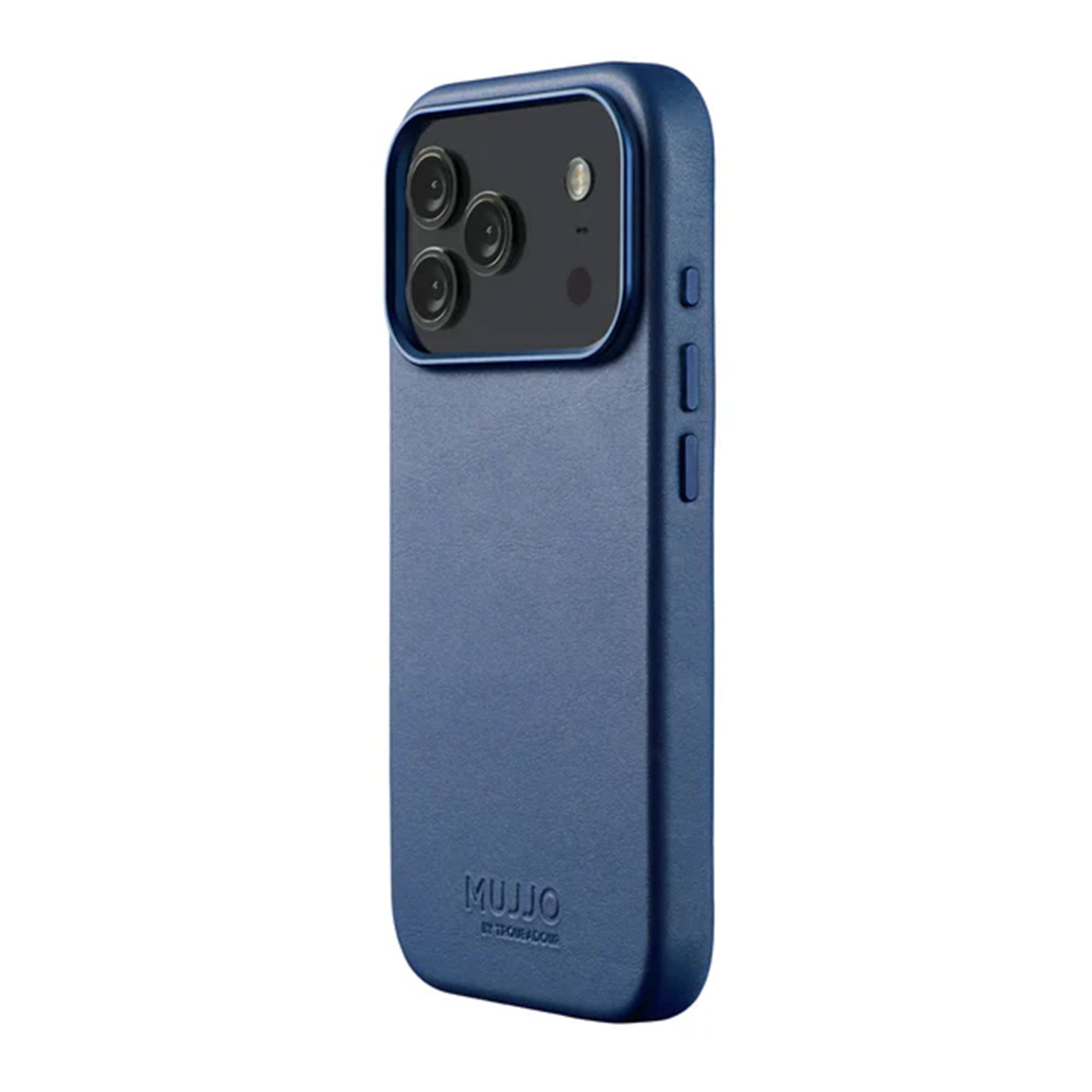 iPhone 17 Pro Mujjo Full Leather w/MagSafe Case - Basalt - 15-15004