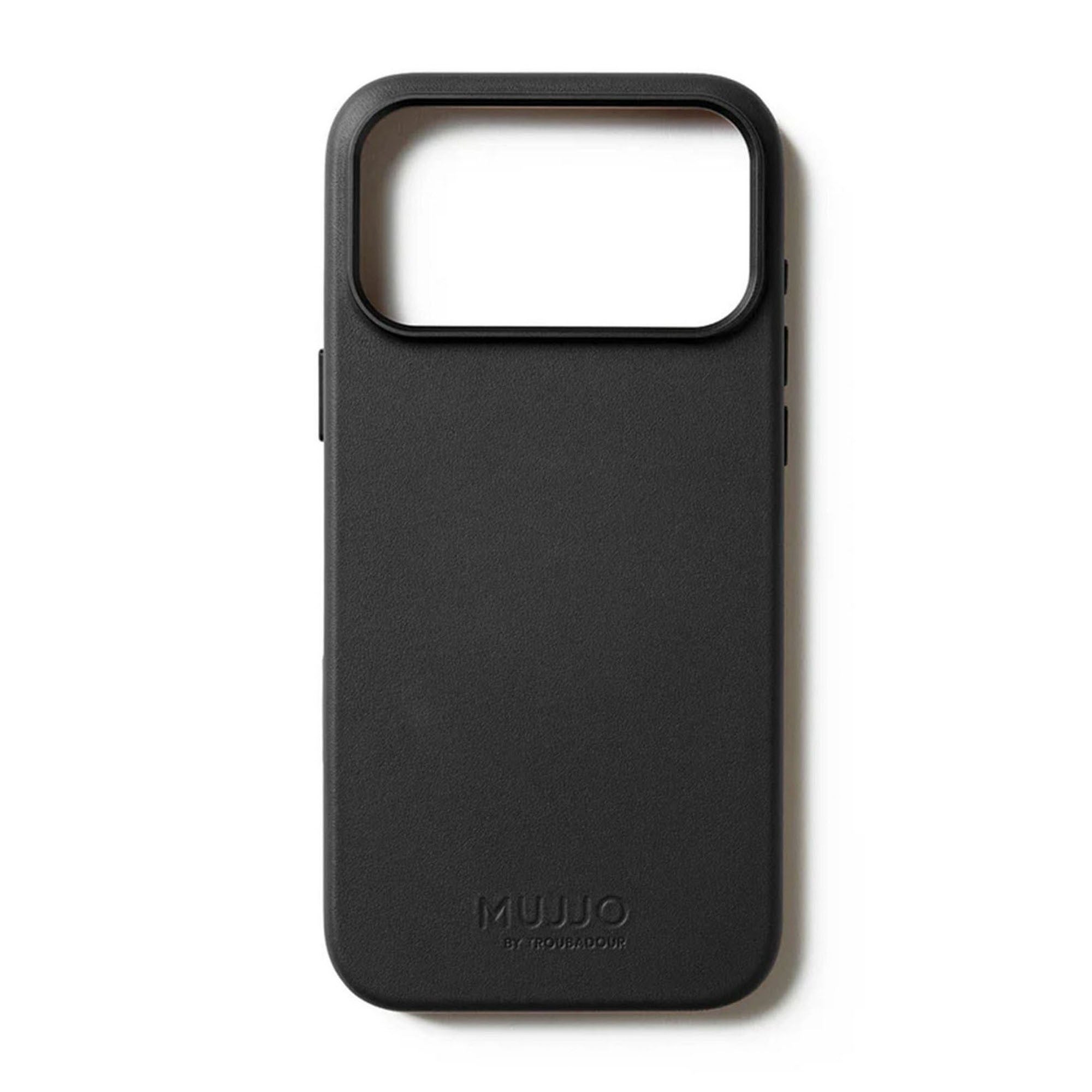 iPhone 17 Pro Max Mujjo Full Leather w/MagSafe Case - Black - 15-15006